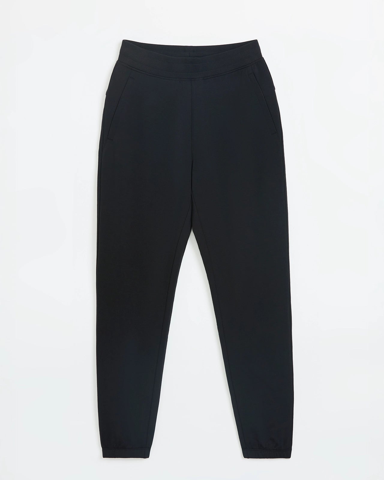 The Soft Terry Organic Cotton Jogger  - Black