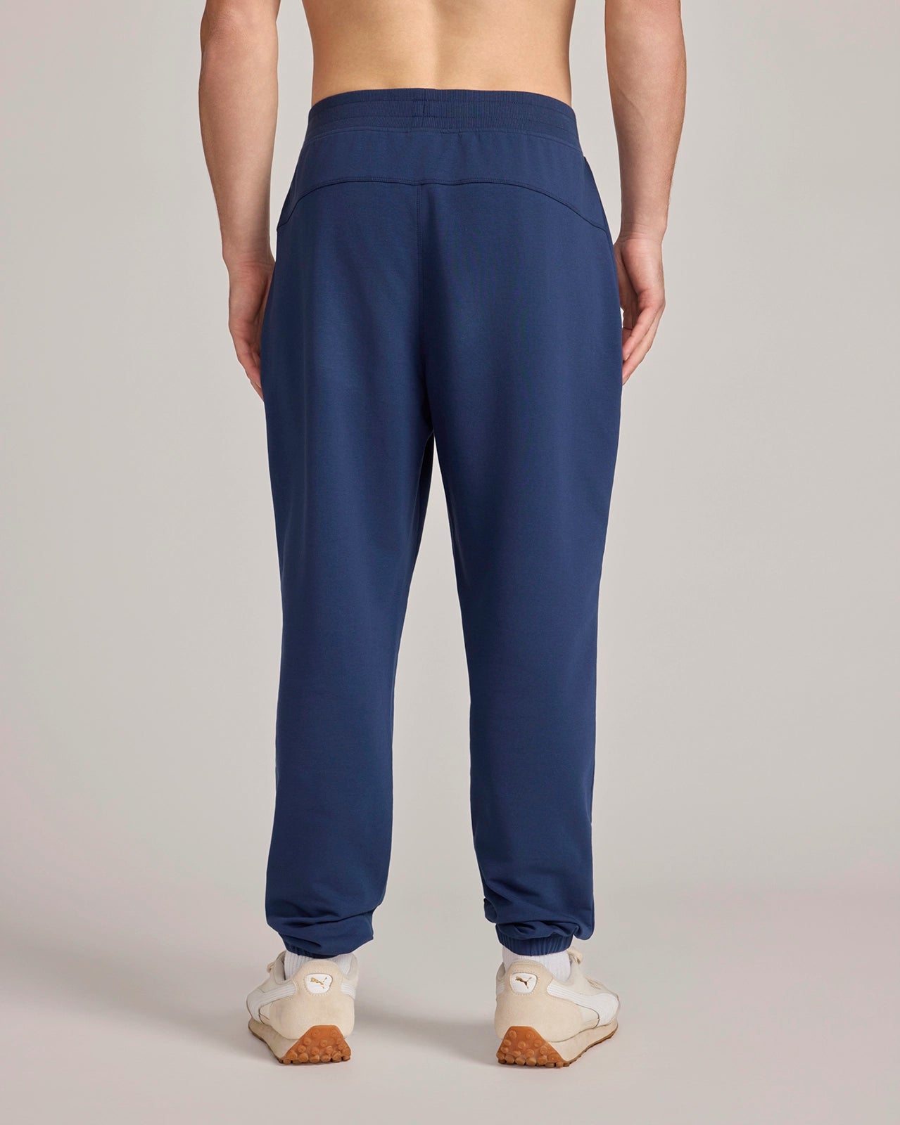 The Soft Terry Organic Cotton Jogger  - Dress Blues