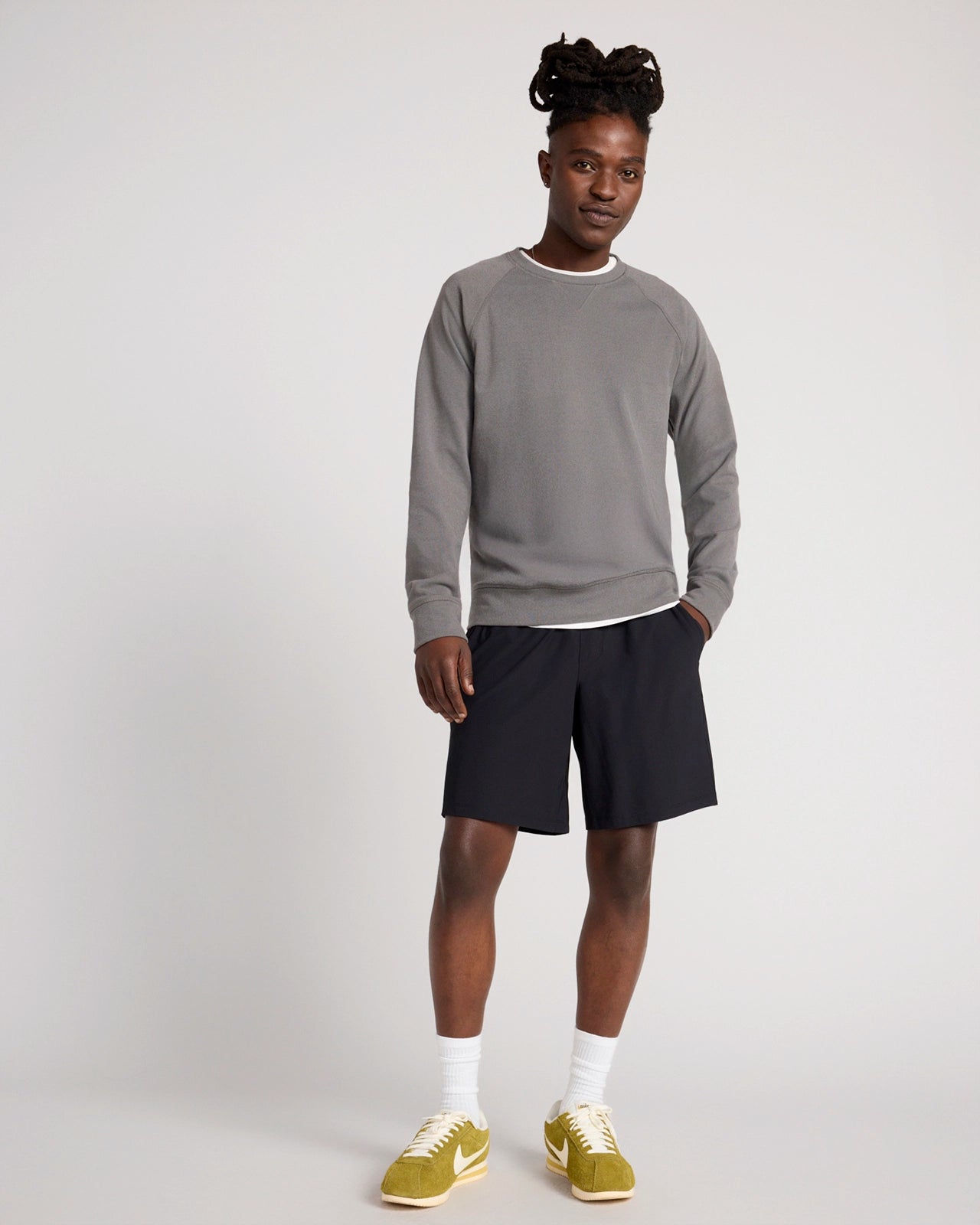 The Active GRS Certified Recycled Nylon Tricot Strato Short - Black