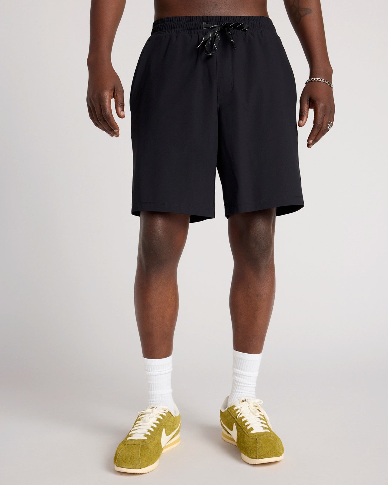 The Active GRS Certified Recycled Nylon Tricot Strato Short - Black