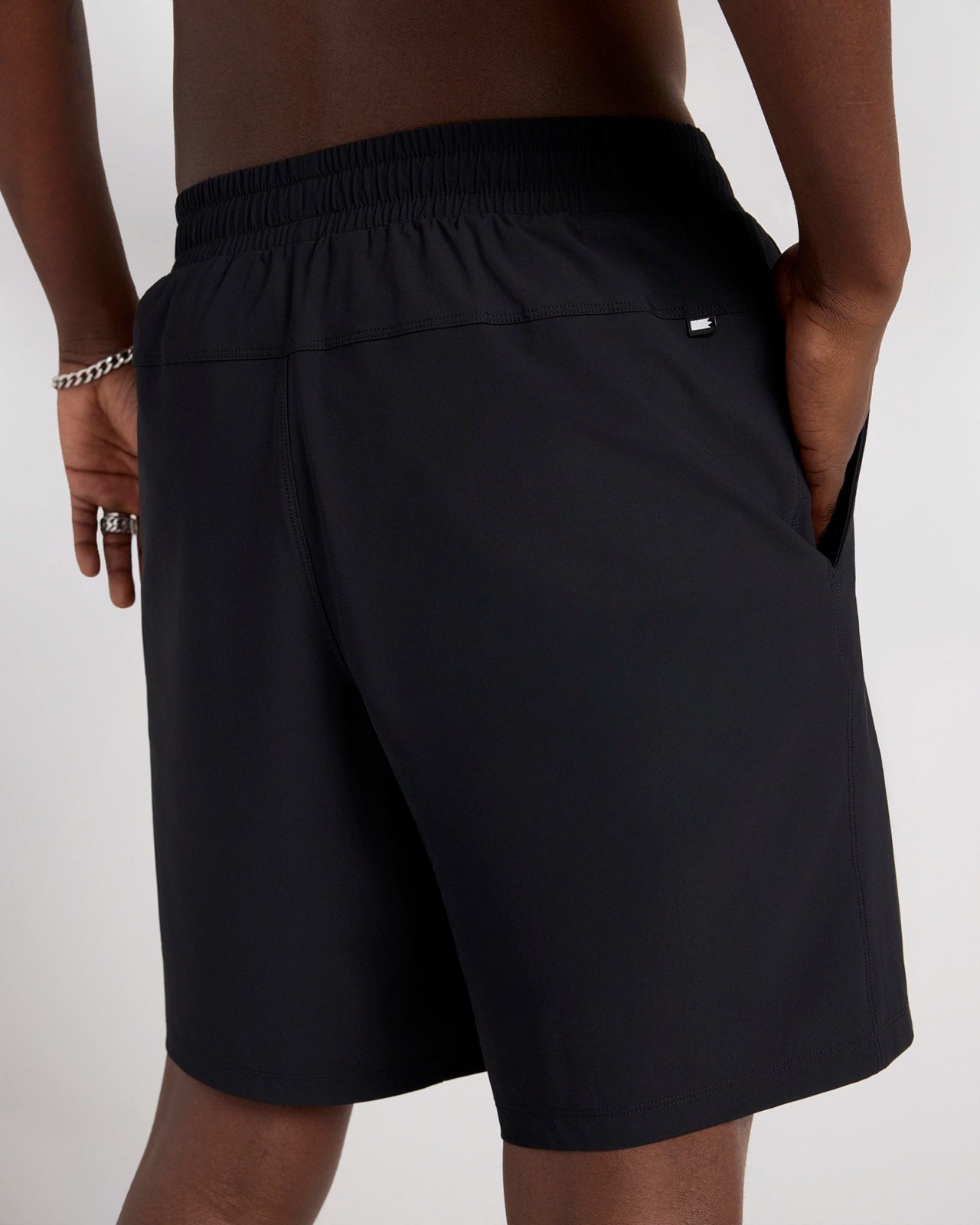 The Active GRS Certified Recycled Nylon Tricot Strato Short - Black