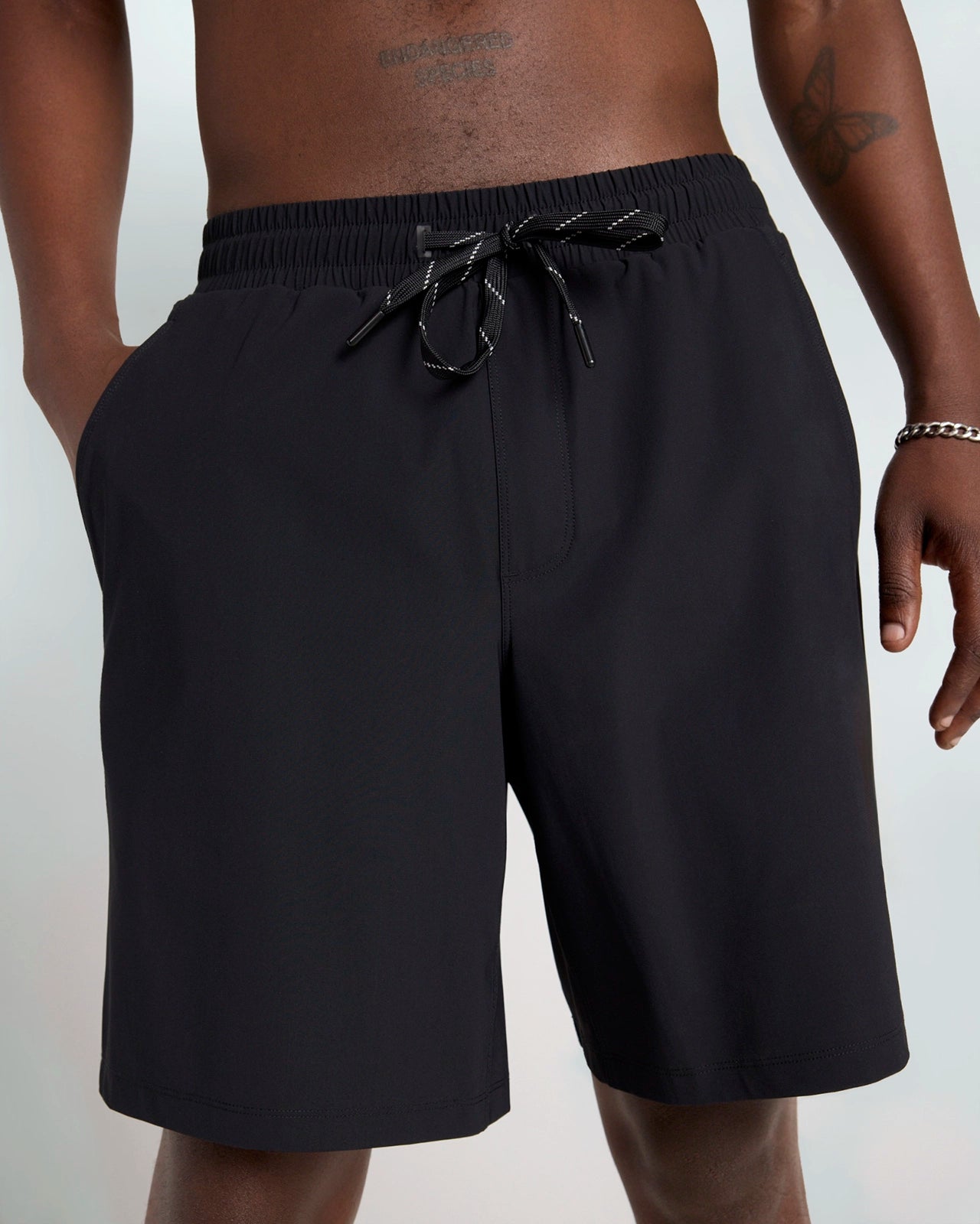 The Active GRS Certified Recycled Nylon Tricot Strato Short - Black
