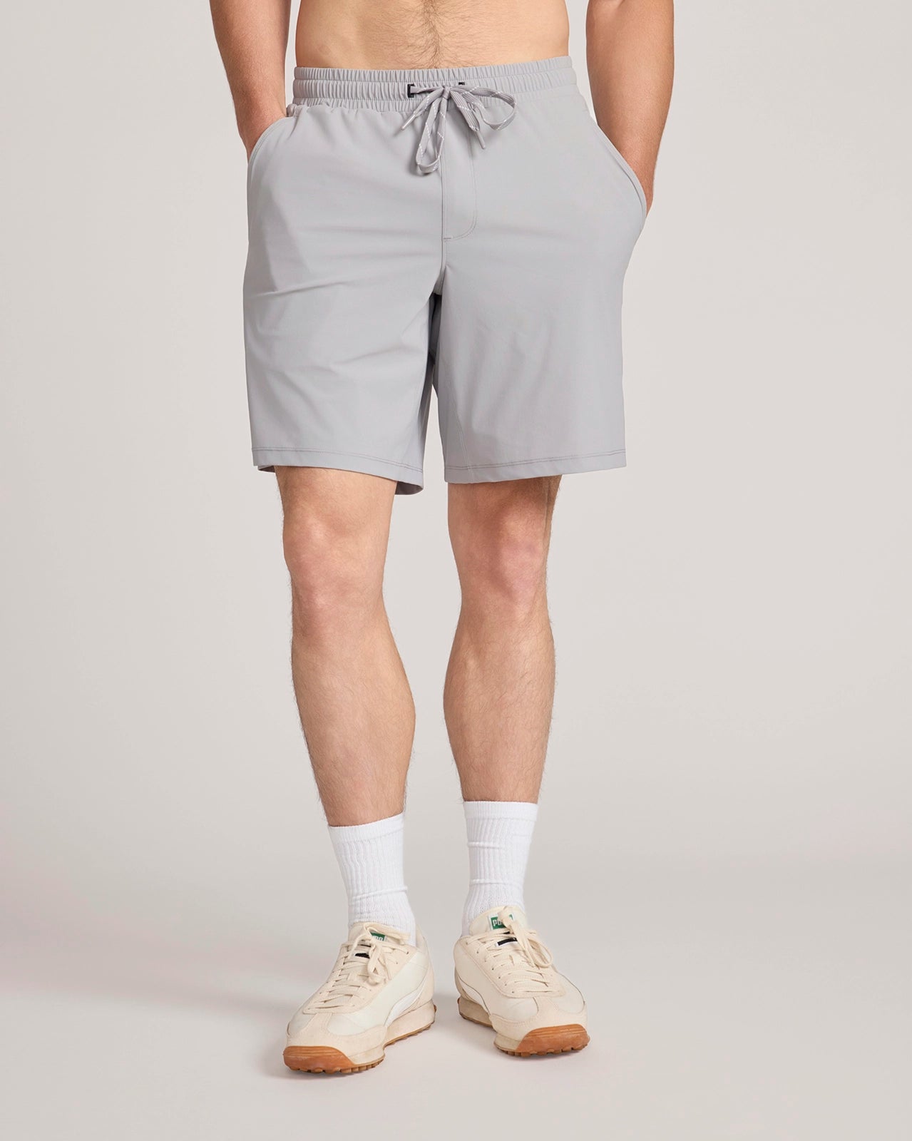 The Active GRS Certified Recycled Nylon Tricot Strato Short - Alloy Grey