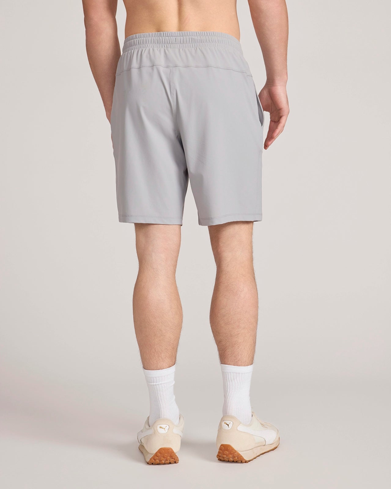 The Active GRS Certified Recycled Nylon Tricot Strato Short - Alloy Grey