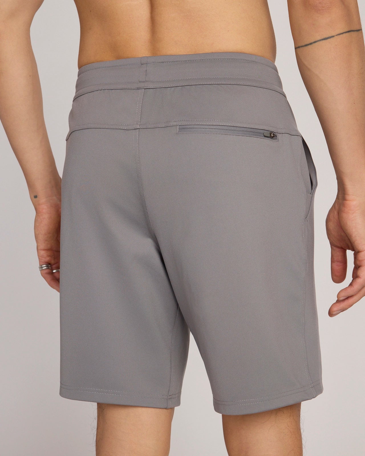 The Active Jacquard Short - Steel Grey