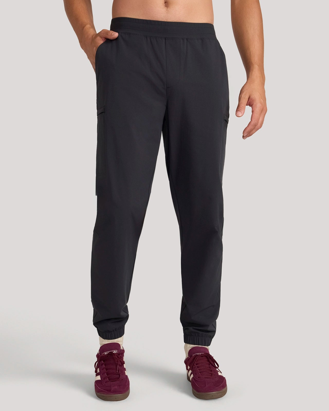 The Active Flex Woven Jogger - Black