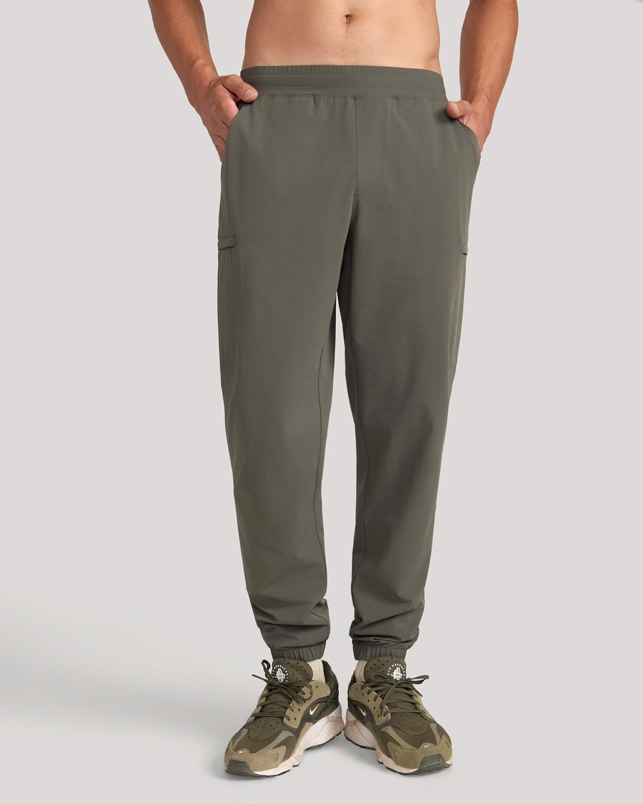 The Active Flex Woven Jogger - Green