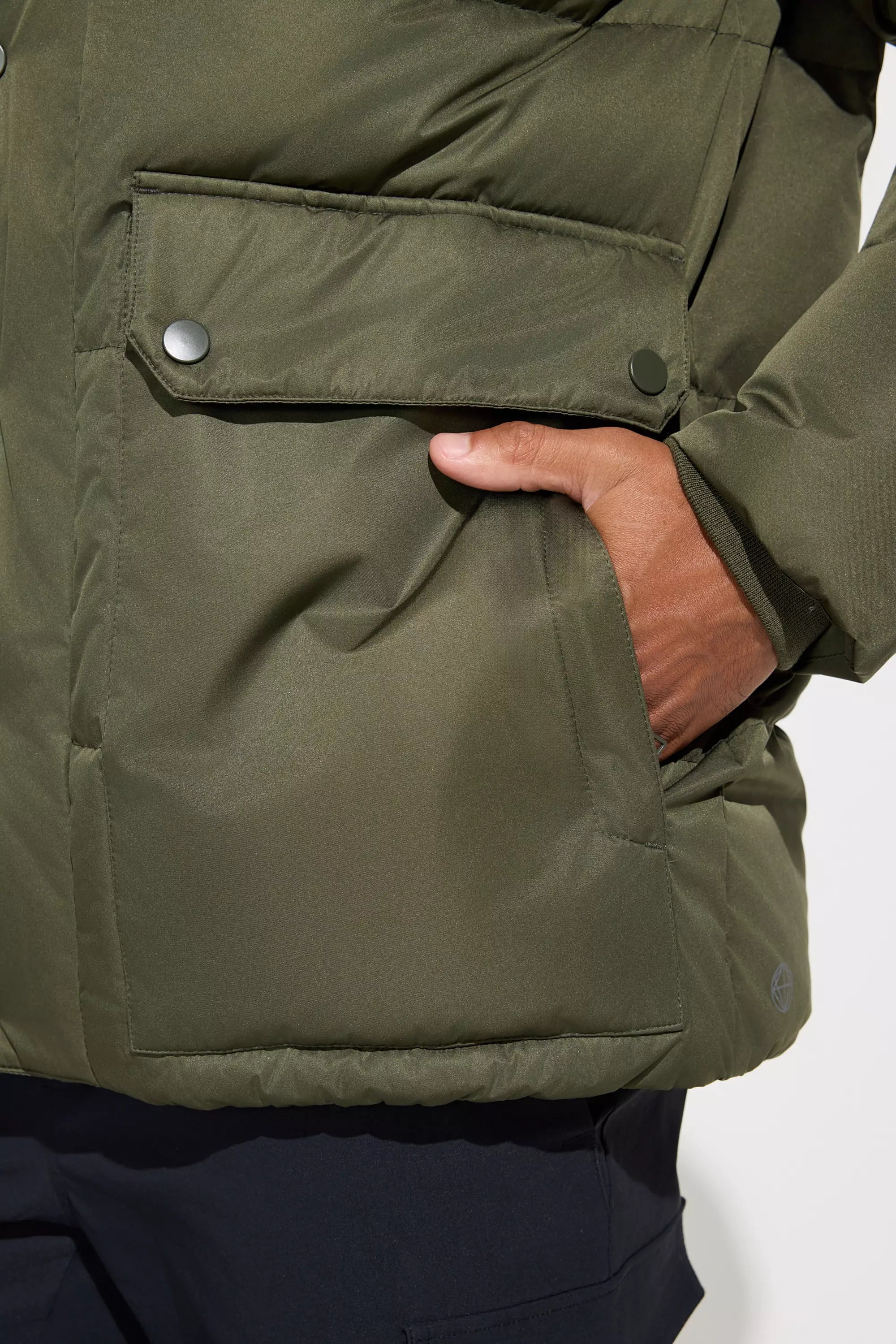 Men’s Down Fill Cargo Parka