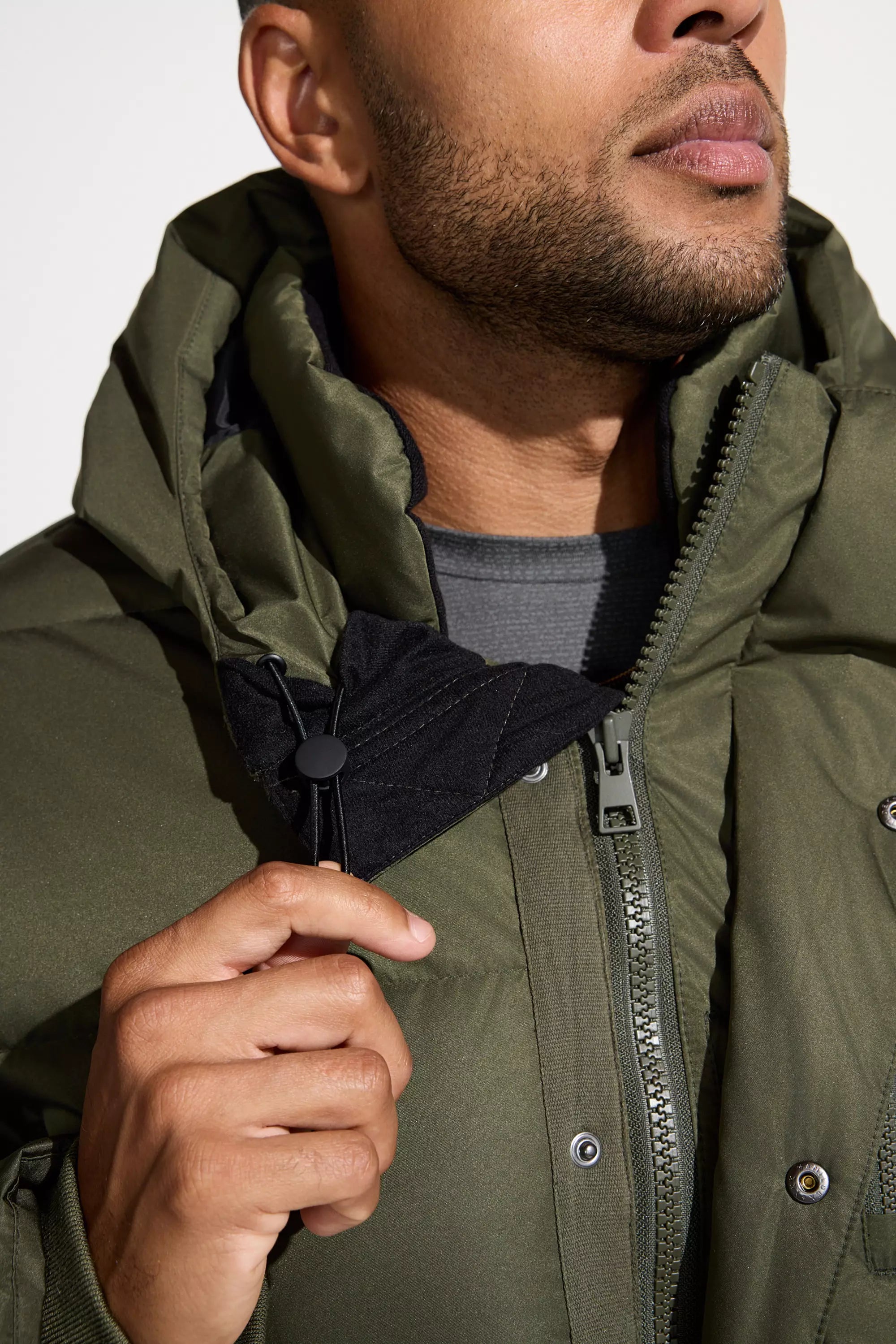 Men’s Down Fill Cargo Parka - Green