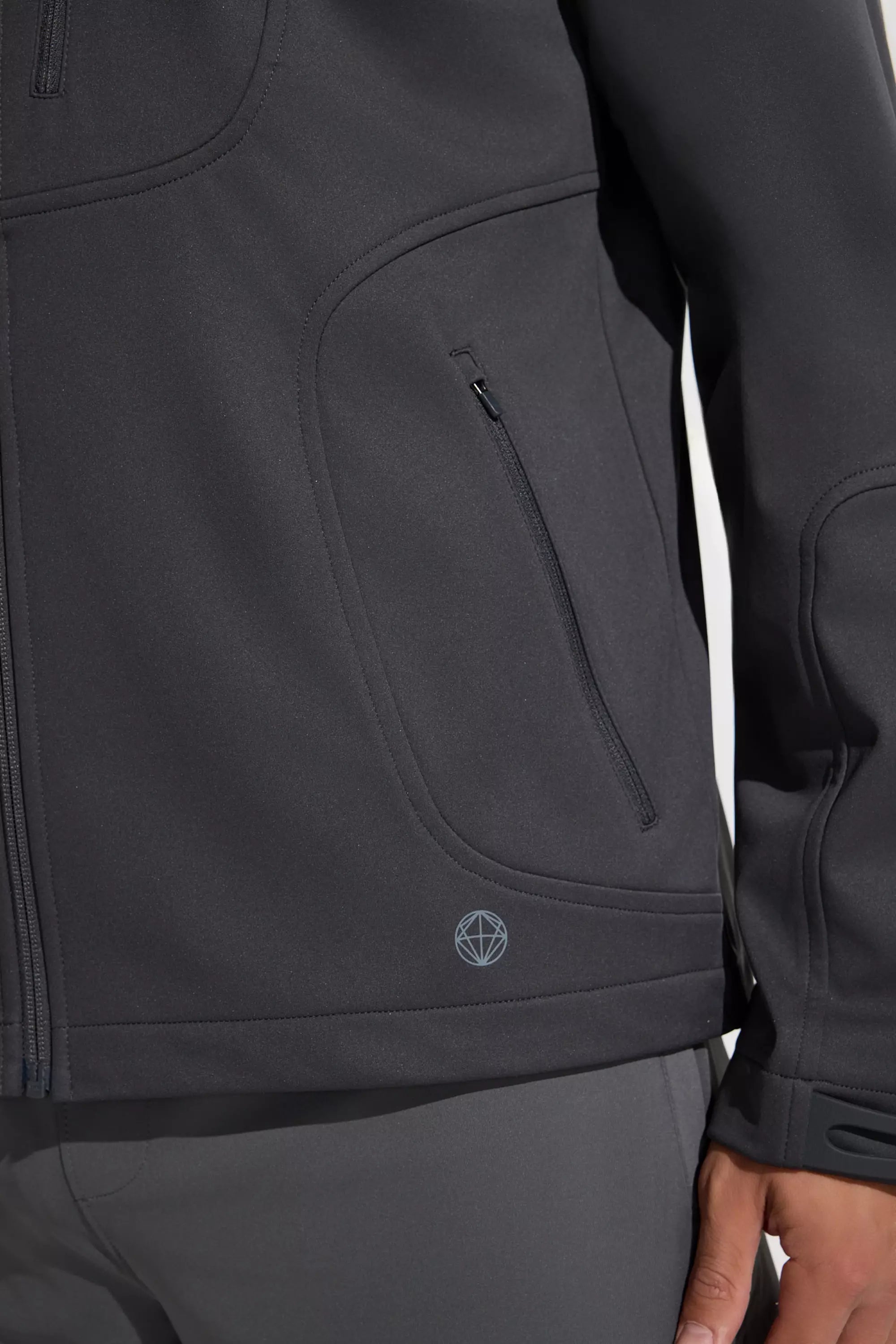 Men’s Axiom Full Zip Hooded Jacket - Volcanic Ash