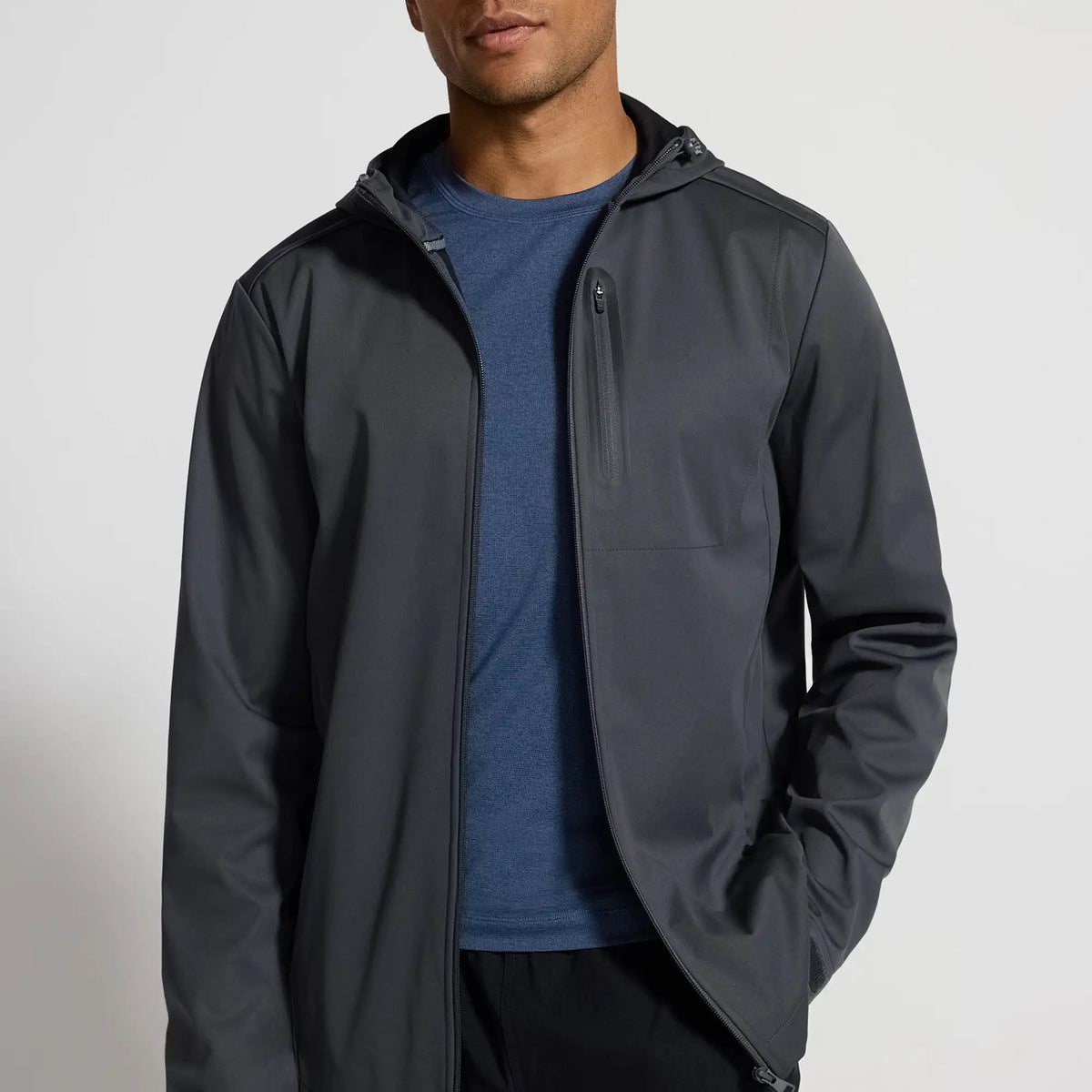 メンズウェア T042420006 COMBINATION HOODED JACKET M Hooded Jacket Men's Spring and Autumn New Outdoor