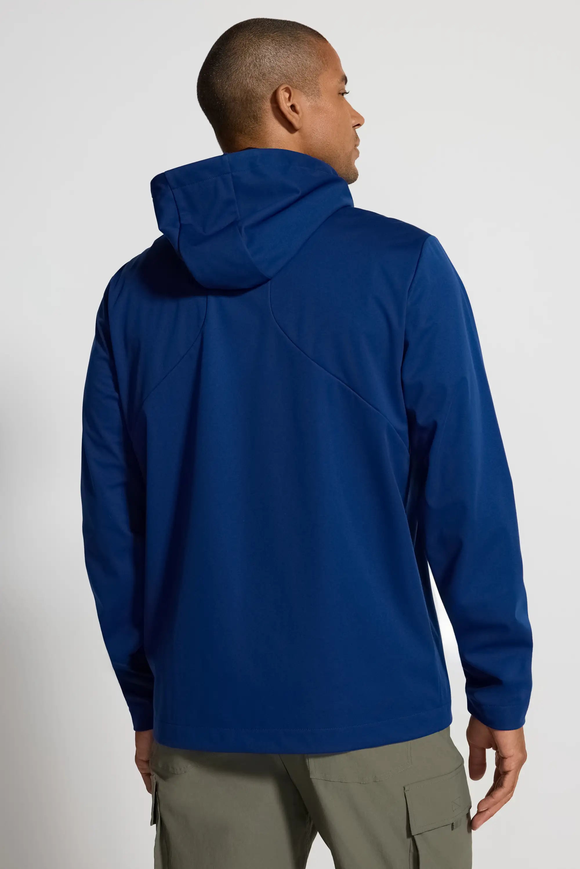 Men's Bonded Hooded Jacket - Estate Blue