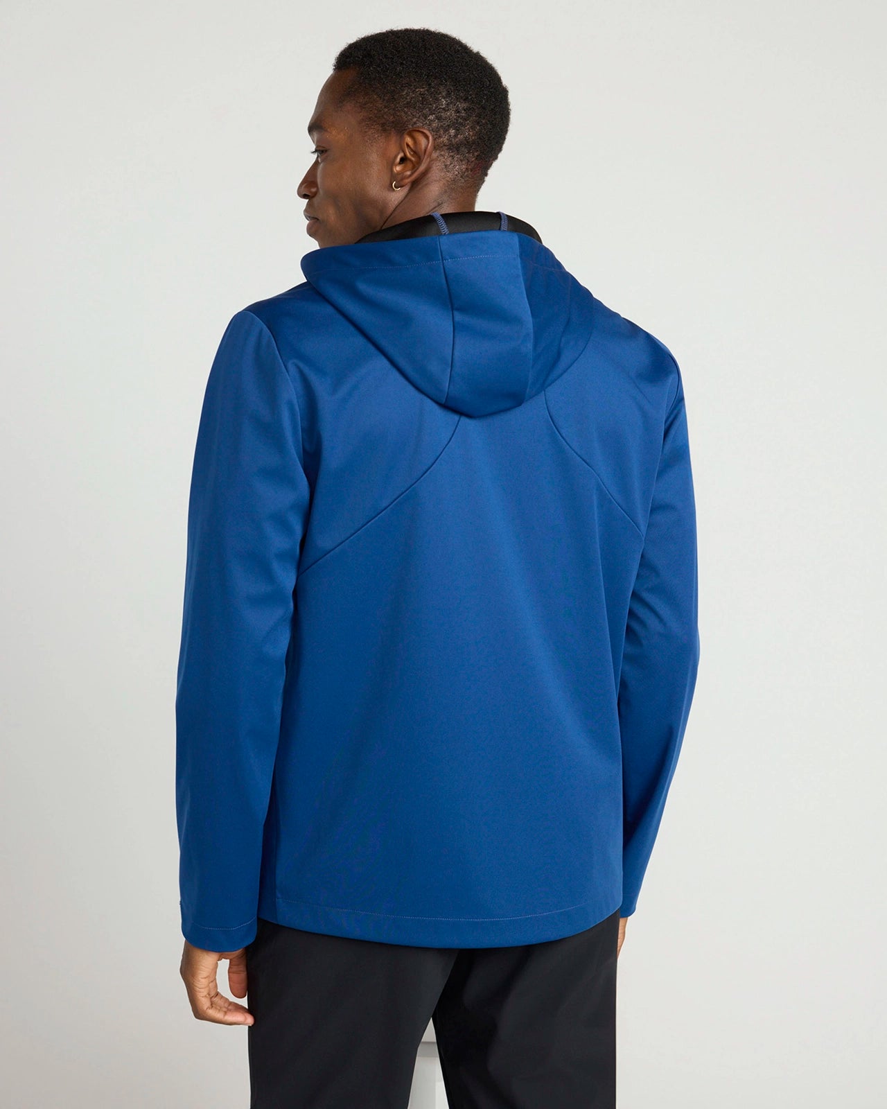 The Men's Wind + Water-Resistant GRS Certified Recycled Poly Jacket - Estate Blue
