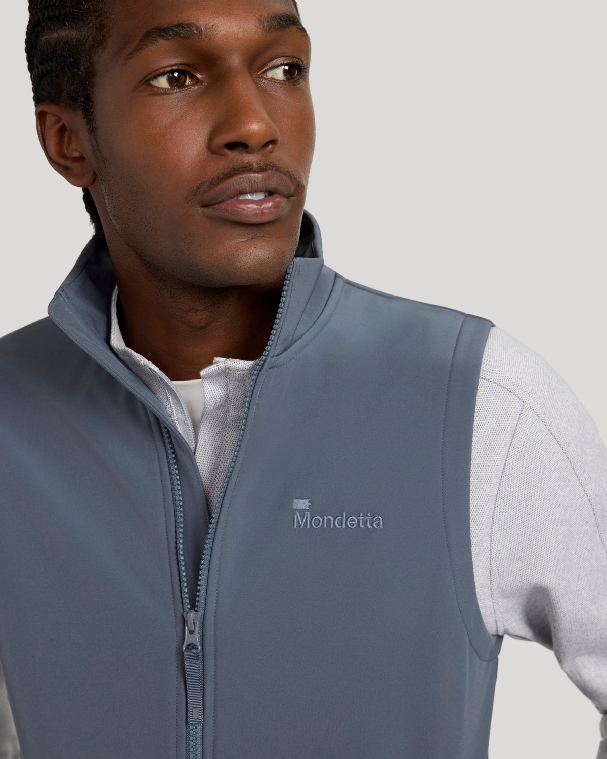 The Active Bonded Vest - Bluish Grey