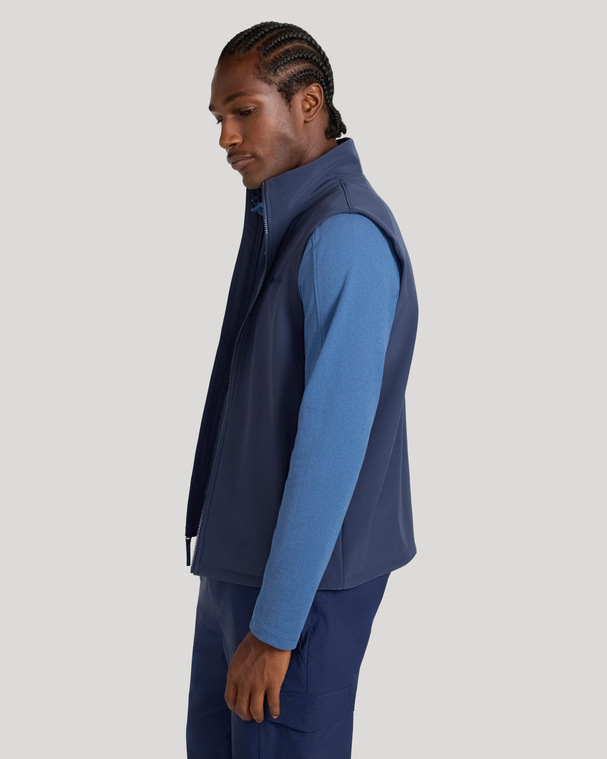 The Active Bonded Vest - Navy