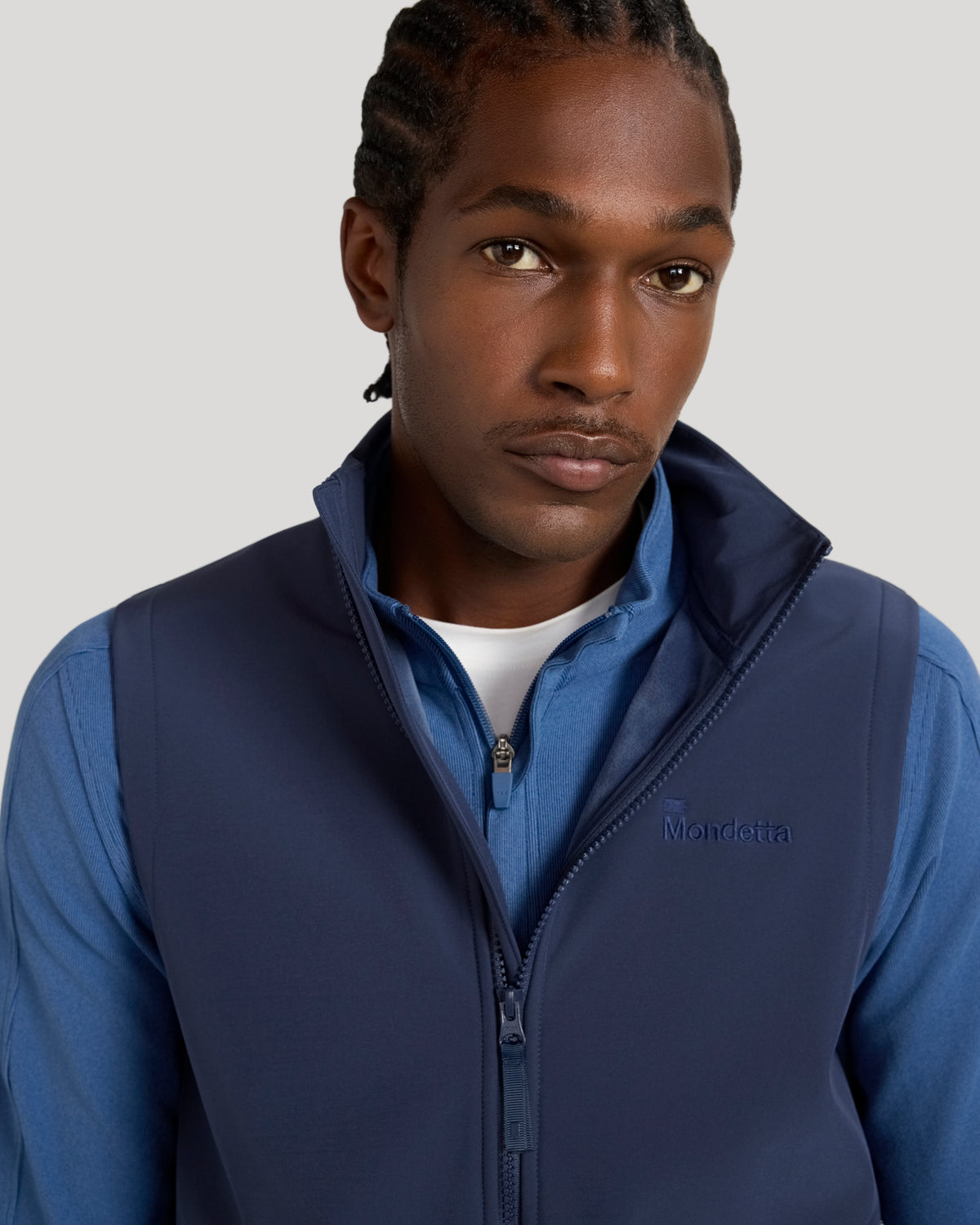 The Active Bonded Vest - Navy