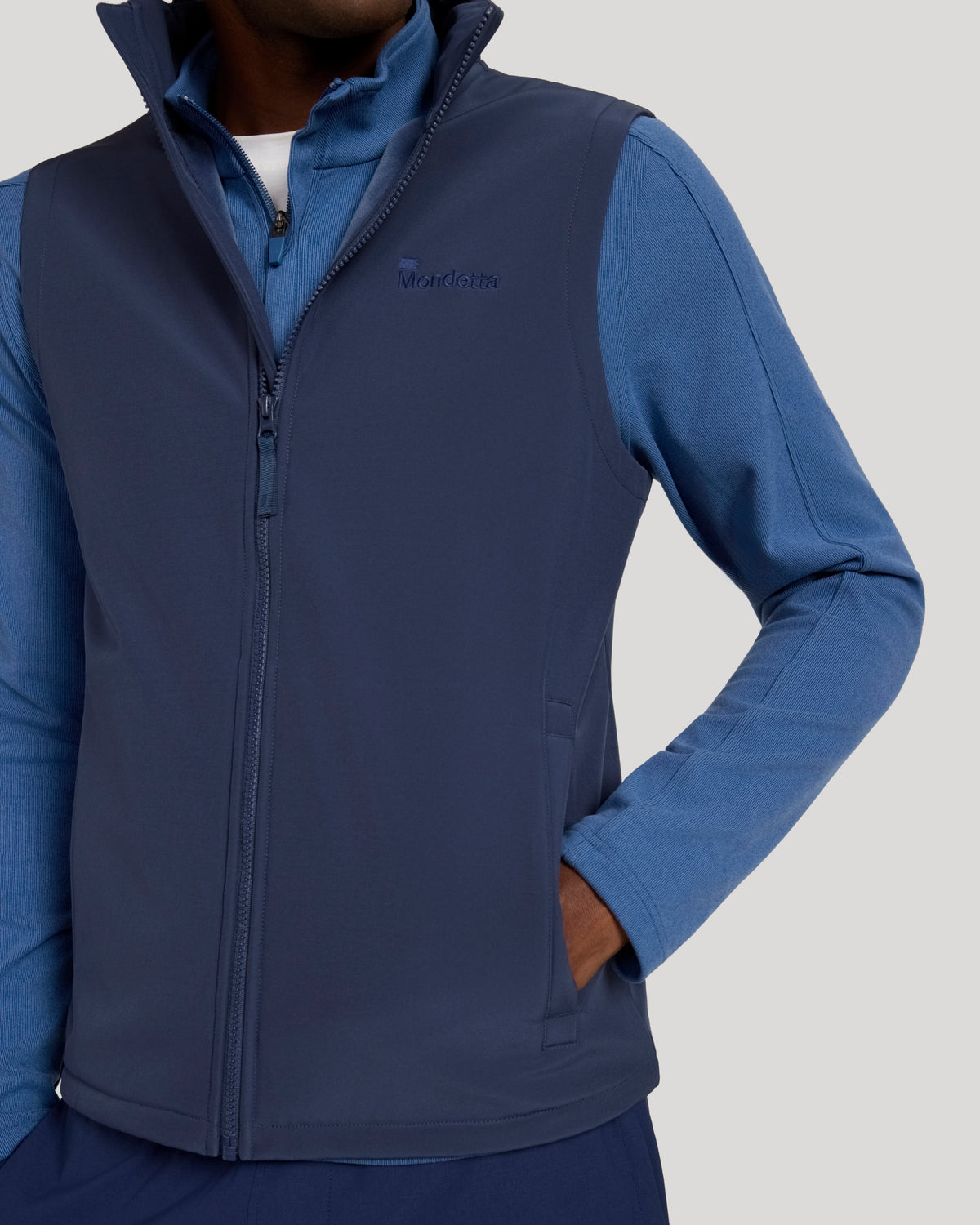 The Active Bonded Vest - Navy