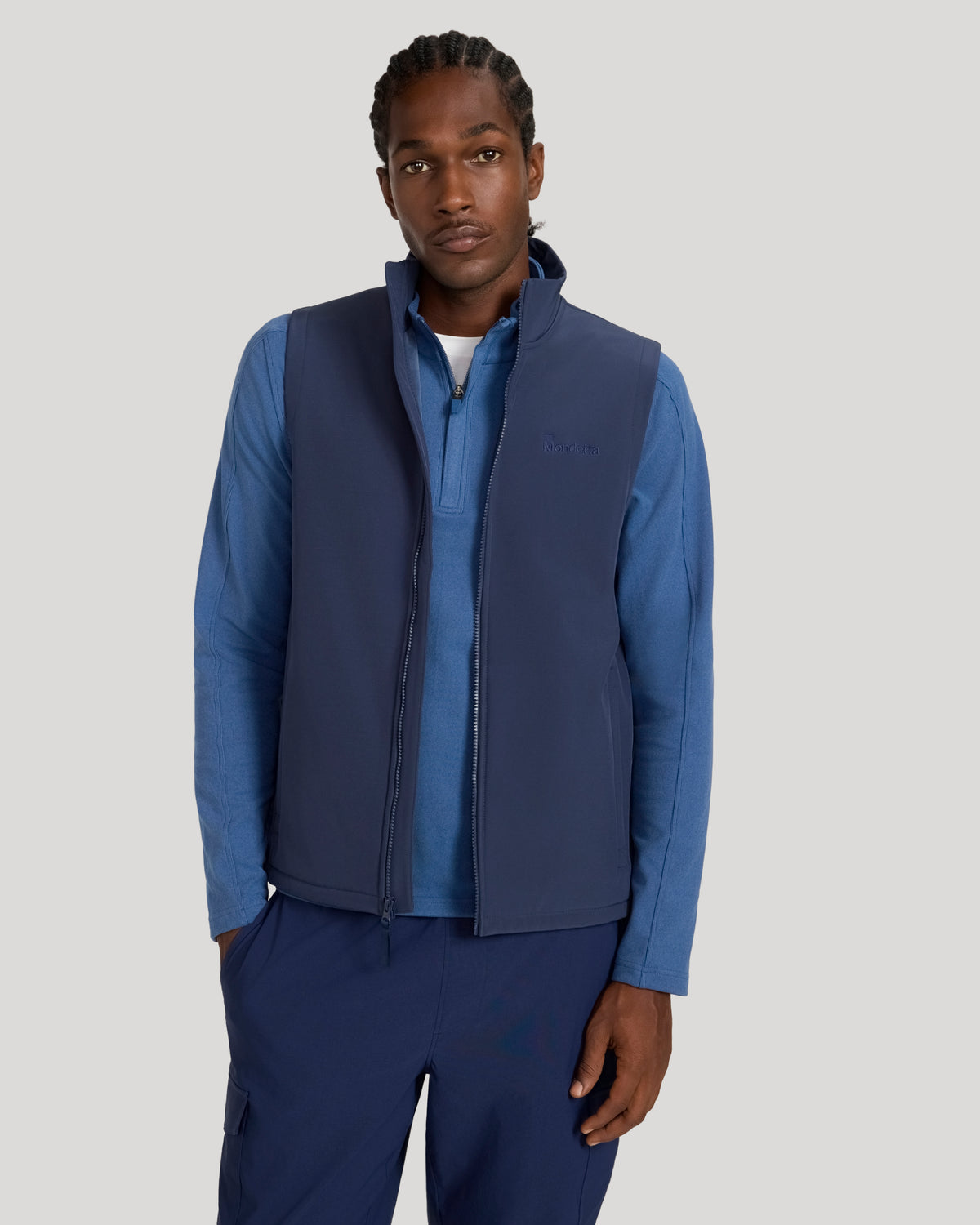 The Active Bonded Vest - Navy