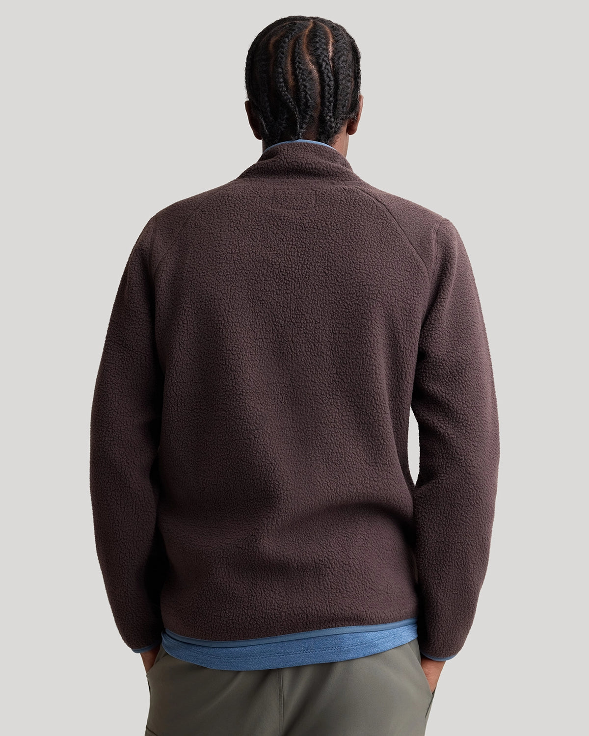 The Soft Luxe Berber Full Zip Jacket - Chocolate Torte