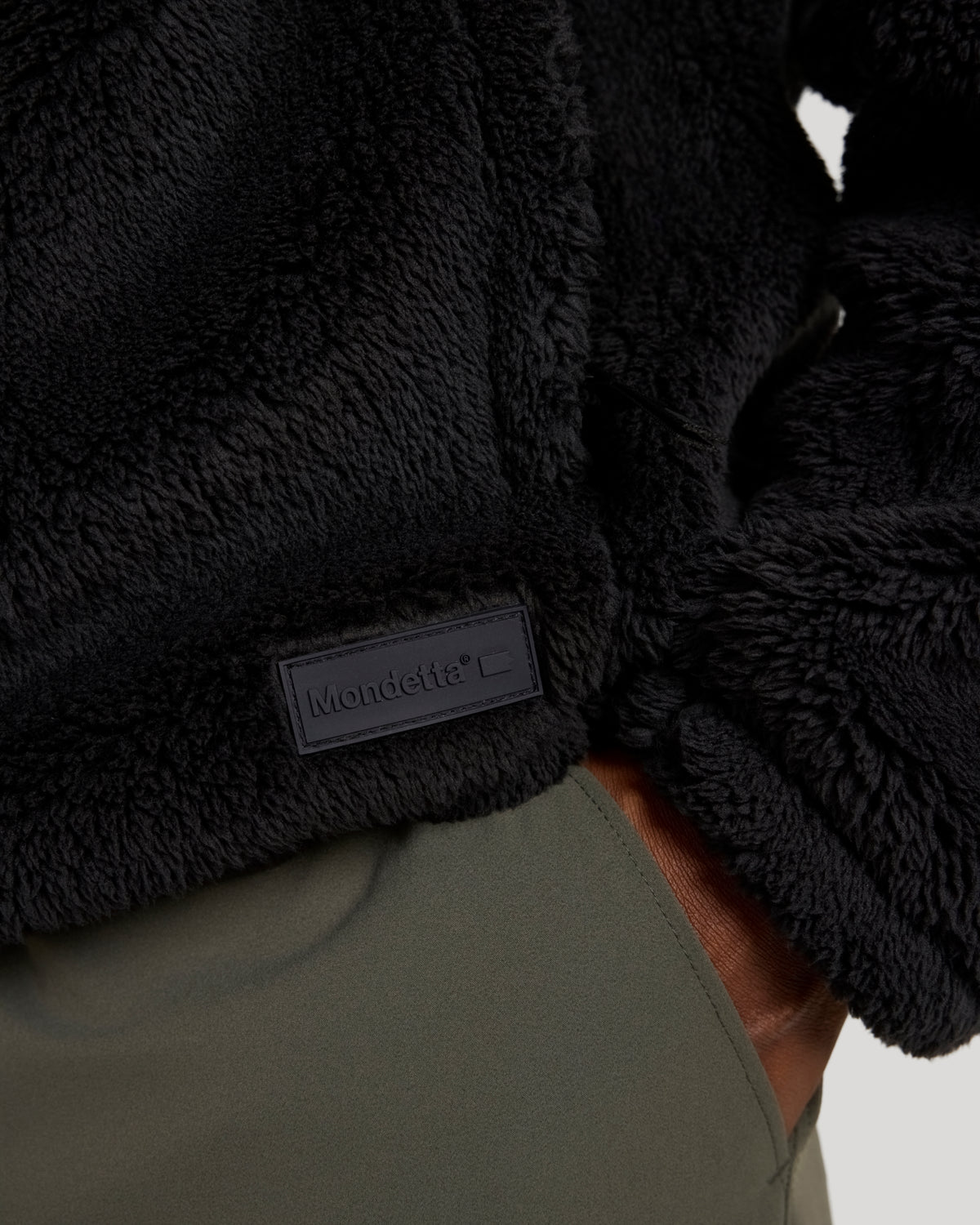 The Power Fleece Popover Hoodie - Black