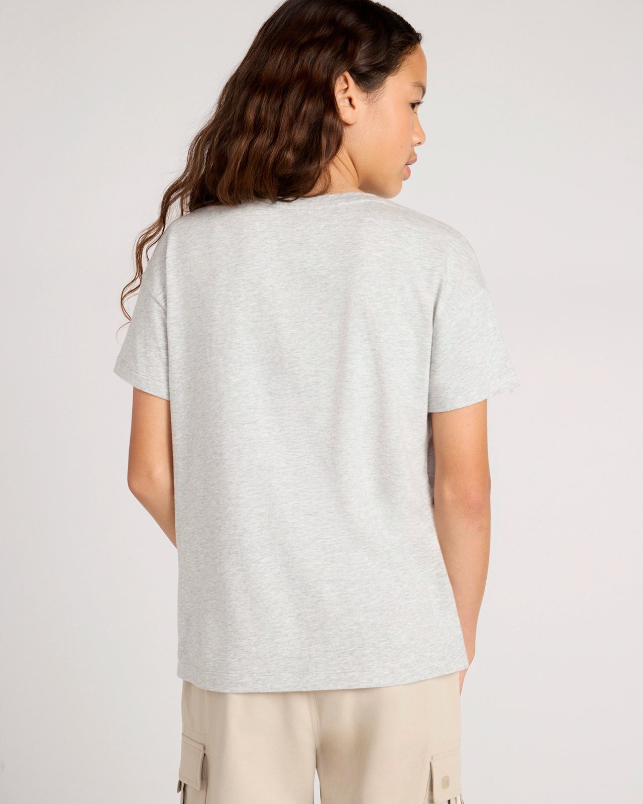 The Active Organic Cotton + TENCEL™ Modal Tee - Heather Grey