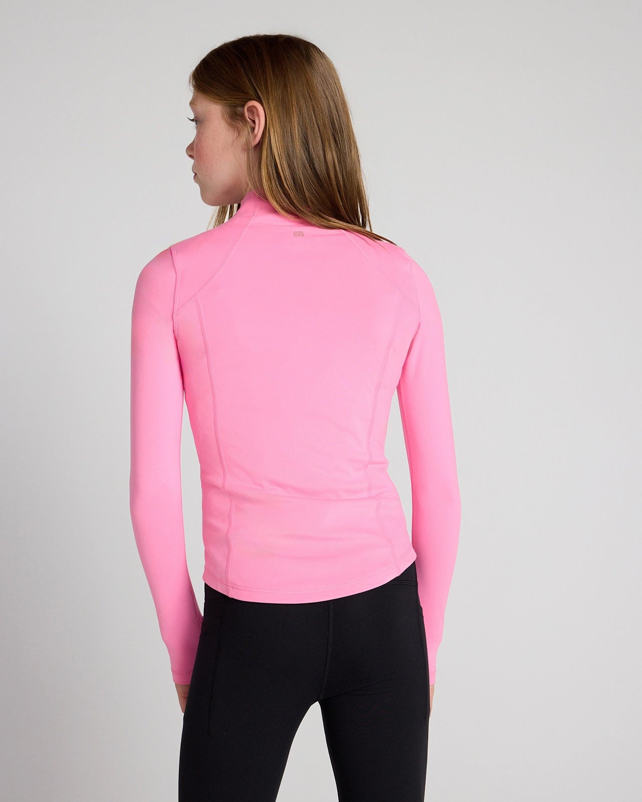The Girls' Active Stretch GRS Certified Recycled Poly Yoga Jacket - Pastel Lilac