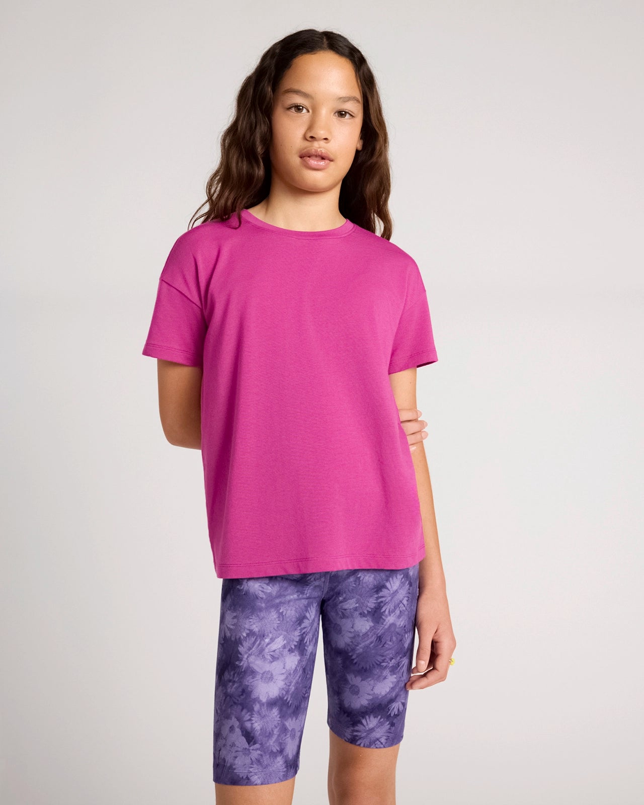 The Active Organic Cotton + TENCEL™ Modal Tee - Baton Rouge Pink