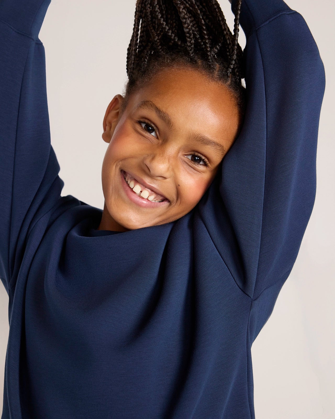 The Soft Luxe Sweatshirt - Navy Blazer