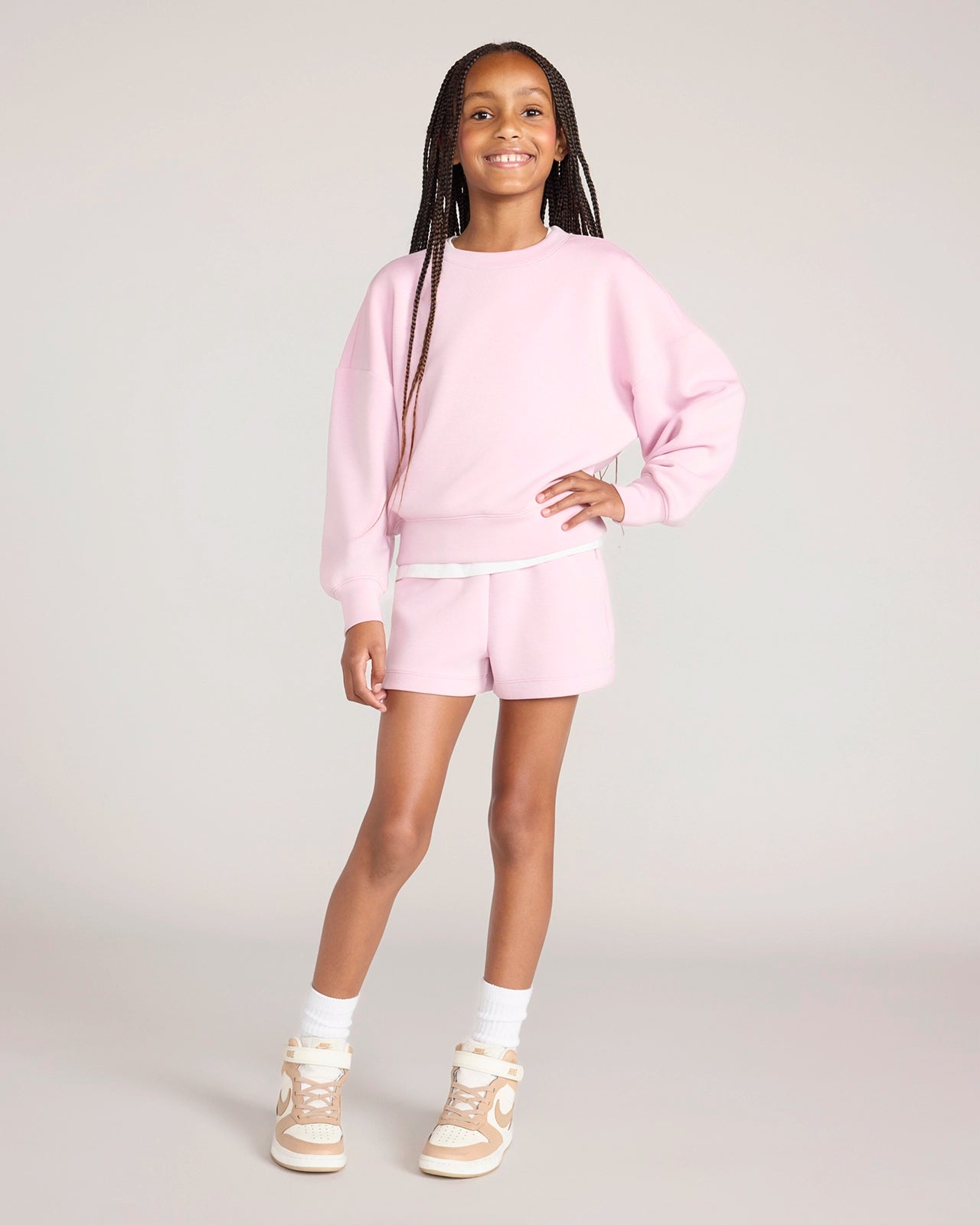 The Soft Luxe Sweatshirt - Fragrant Lilac