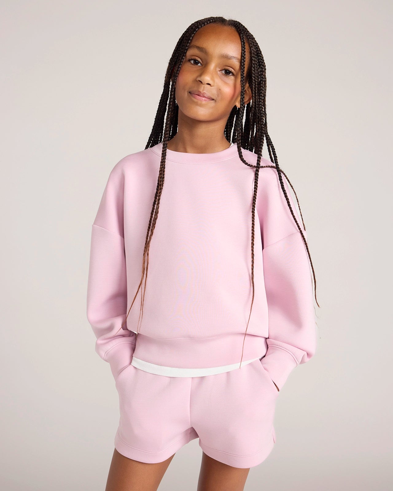 The Soft Luxe Sweatshirt - Fragrant Lilac