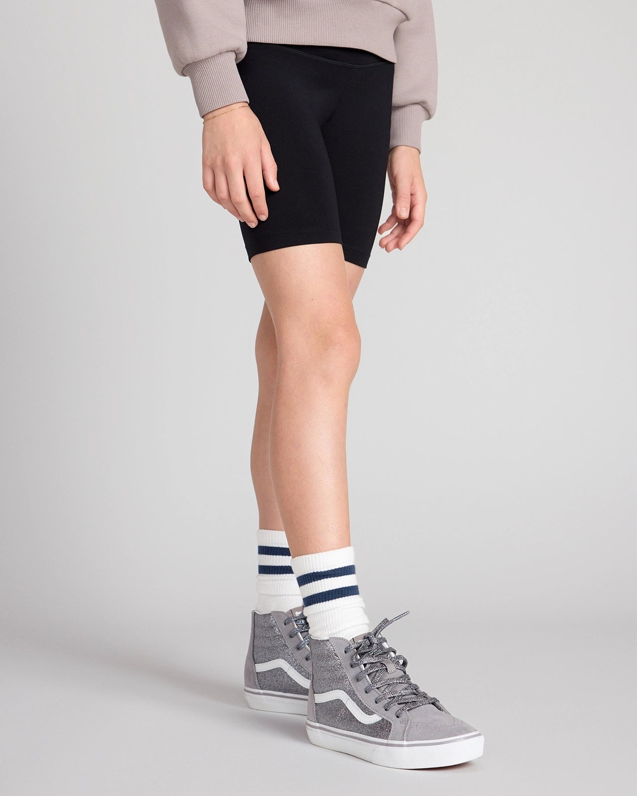 The Girls' Active Soft GRS Certified Recycled Poly Bike Short - Black