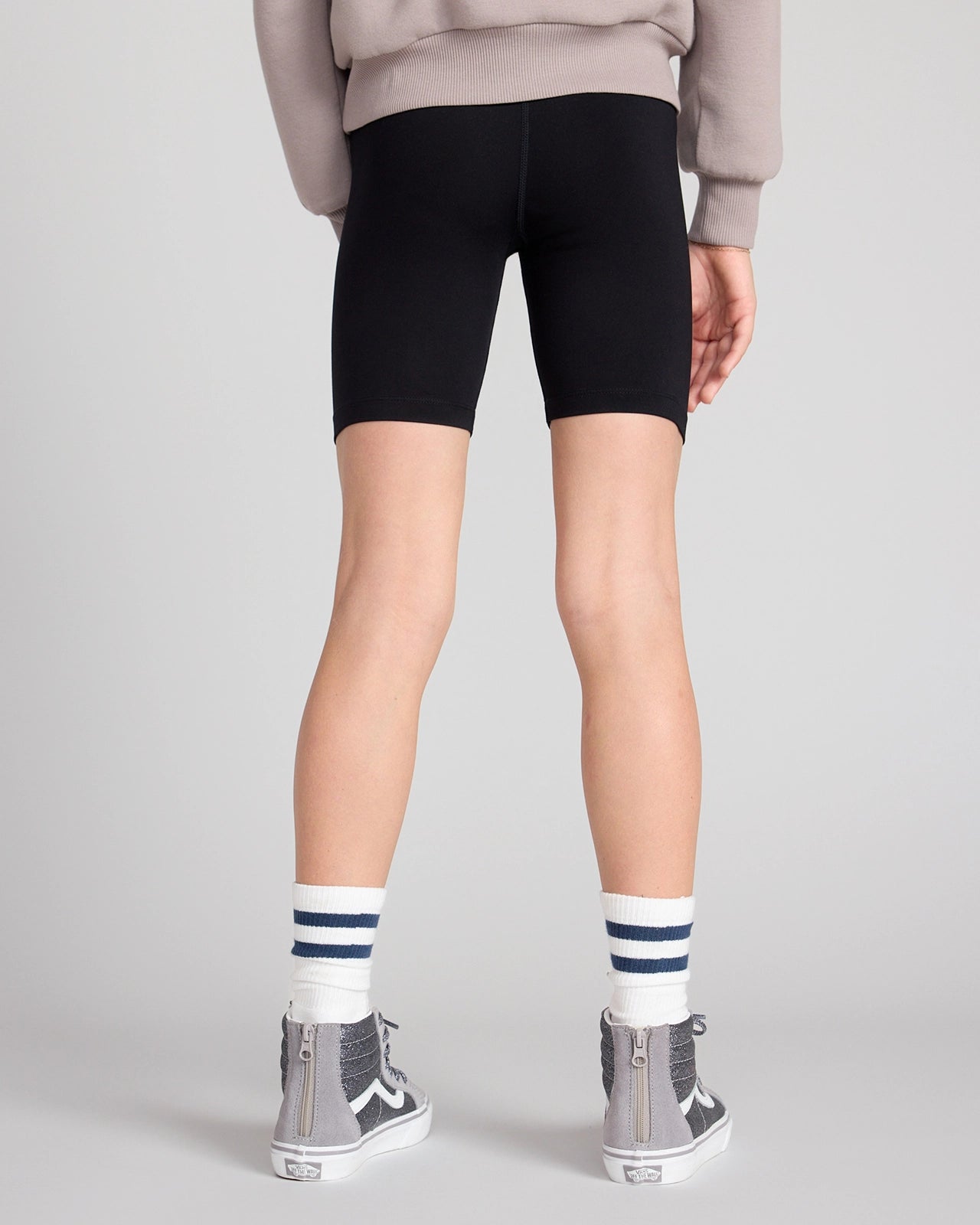 The Girls' Active Soft GRS Certified Recycled Poly Bike Short - Black