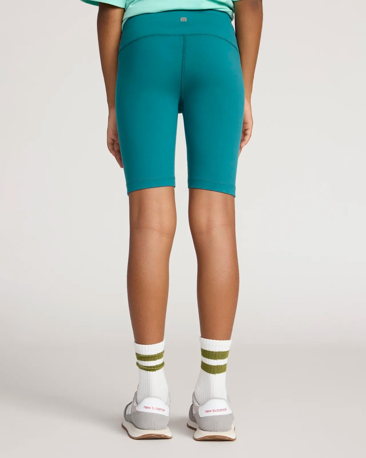The Girls' Active Soft GRS Certified Recycled Poly Bike Short - Pacific