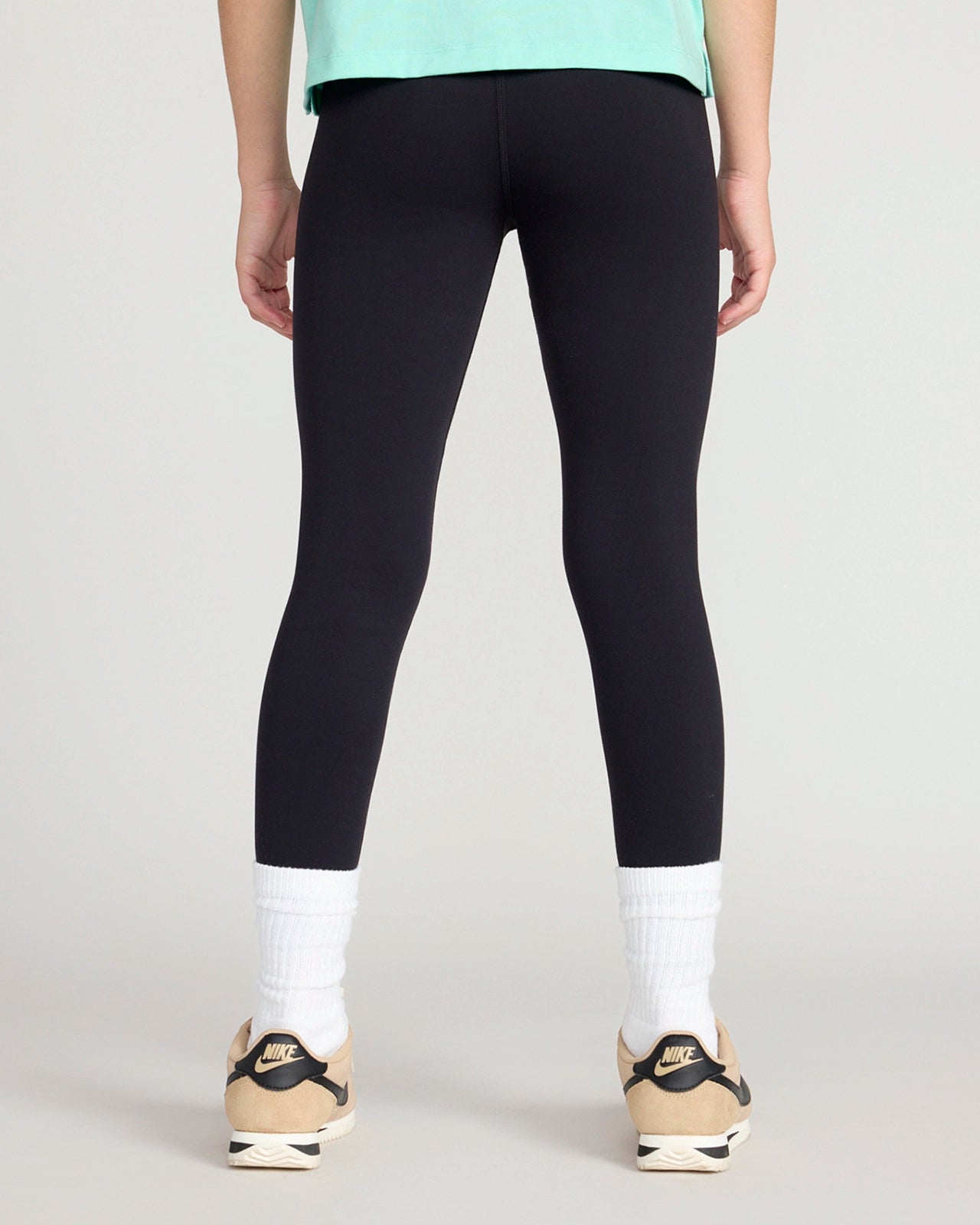 The Kids' Active Buttery-Soft GRS Certified Recycled Nylon Legging - Black