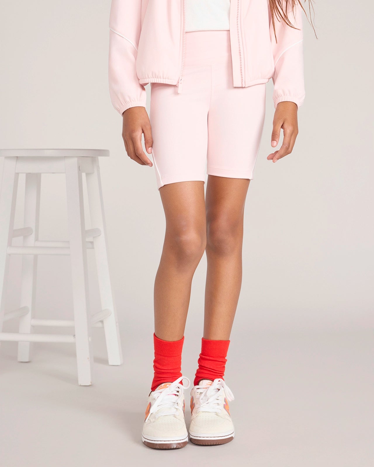 The Active GRS Certified Recycled Nylon Retro Bike Short - Pink