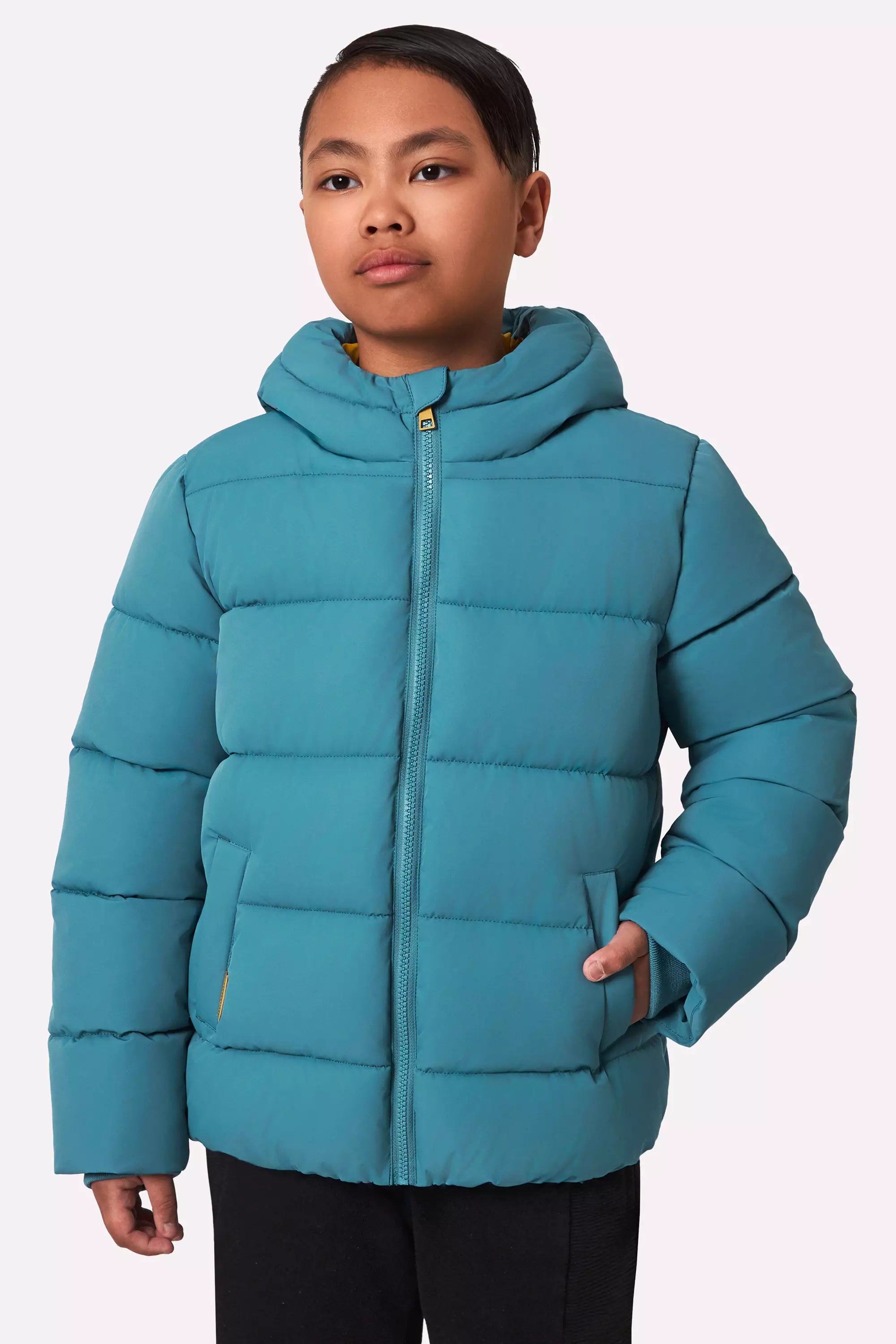 Unisex Kid’s Puffer Down Jacket - Storm Blue