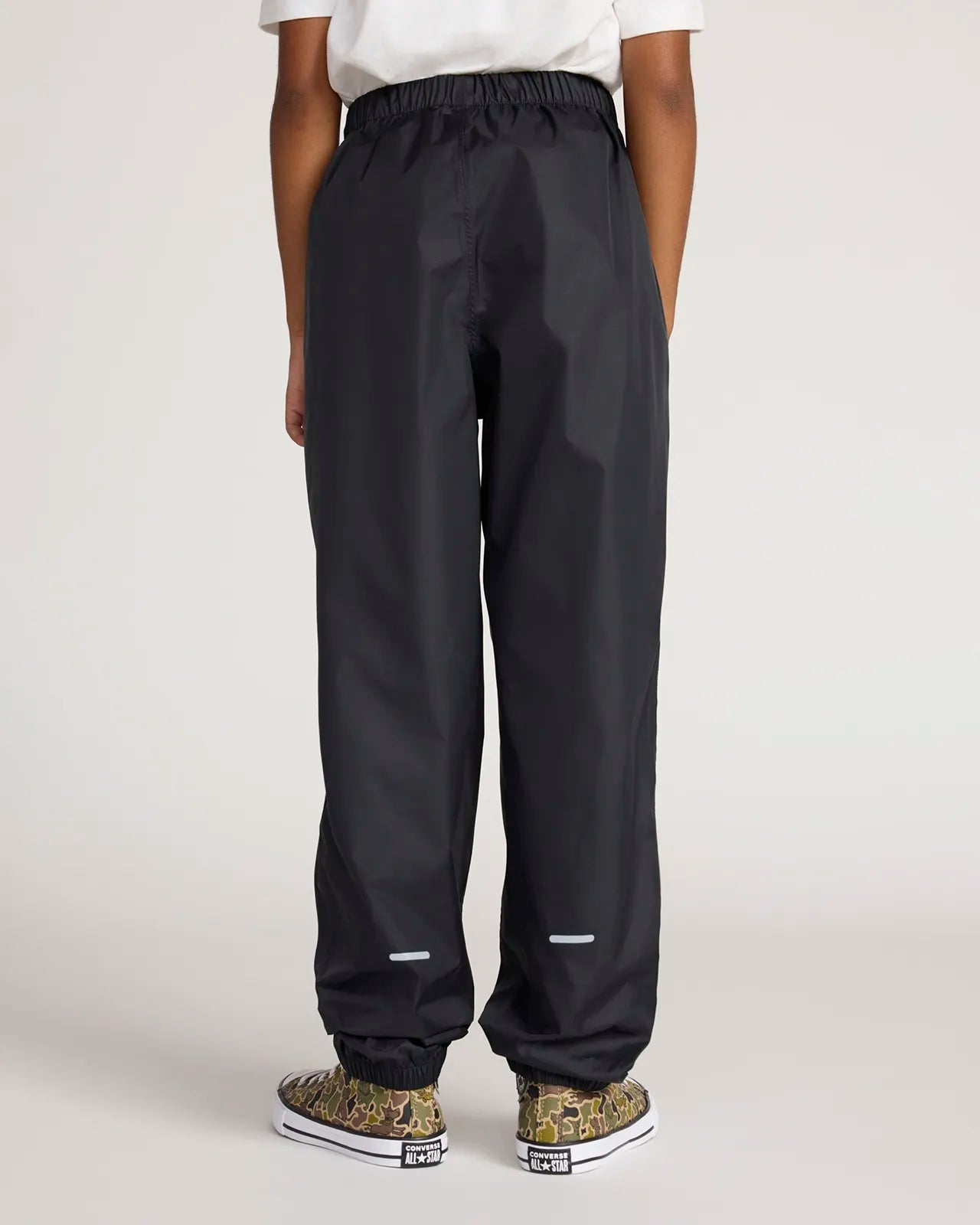 The Kids' Packable GRS Certified Recycled Nylon Splash Pant - Black