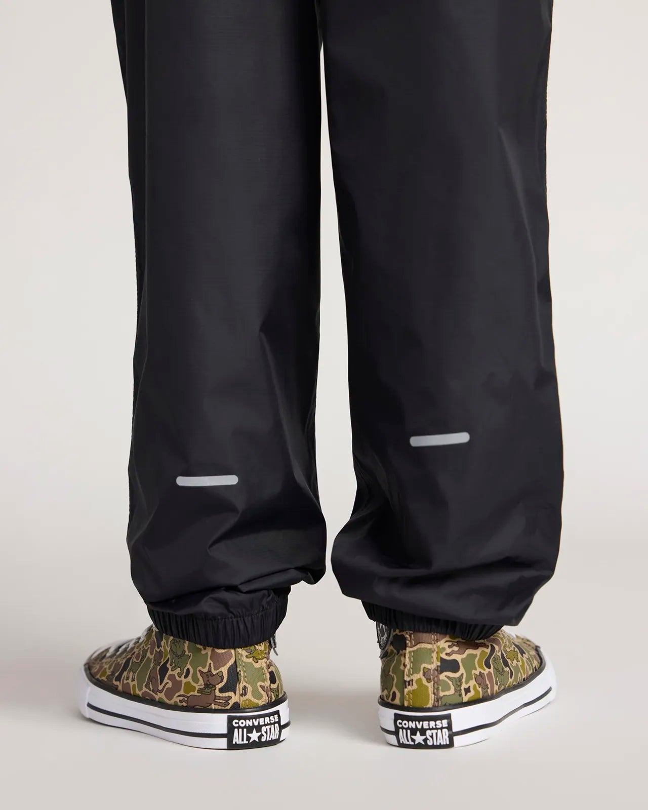 The Kids' Packable GRS Certified Recycled Nylon Splash Pant - Black
