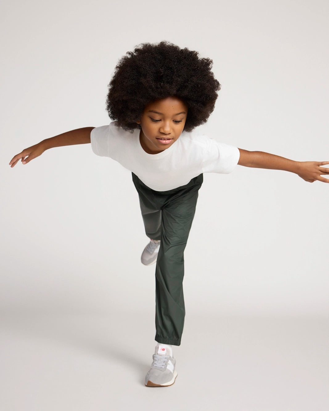 The Kids' Packable GRS Certified Recycled Nylon Splash Pant - Deep Forest