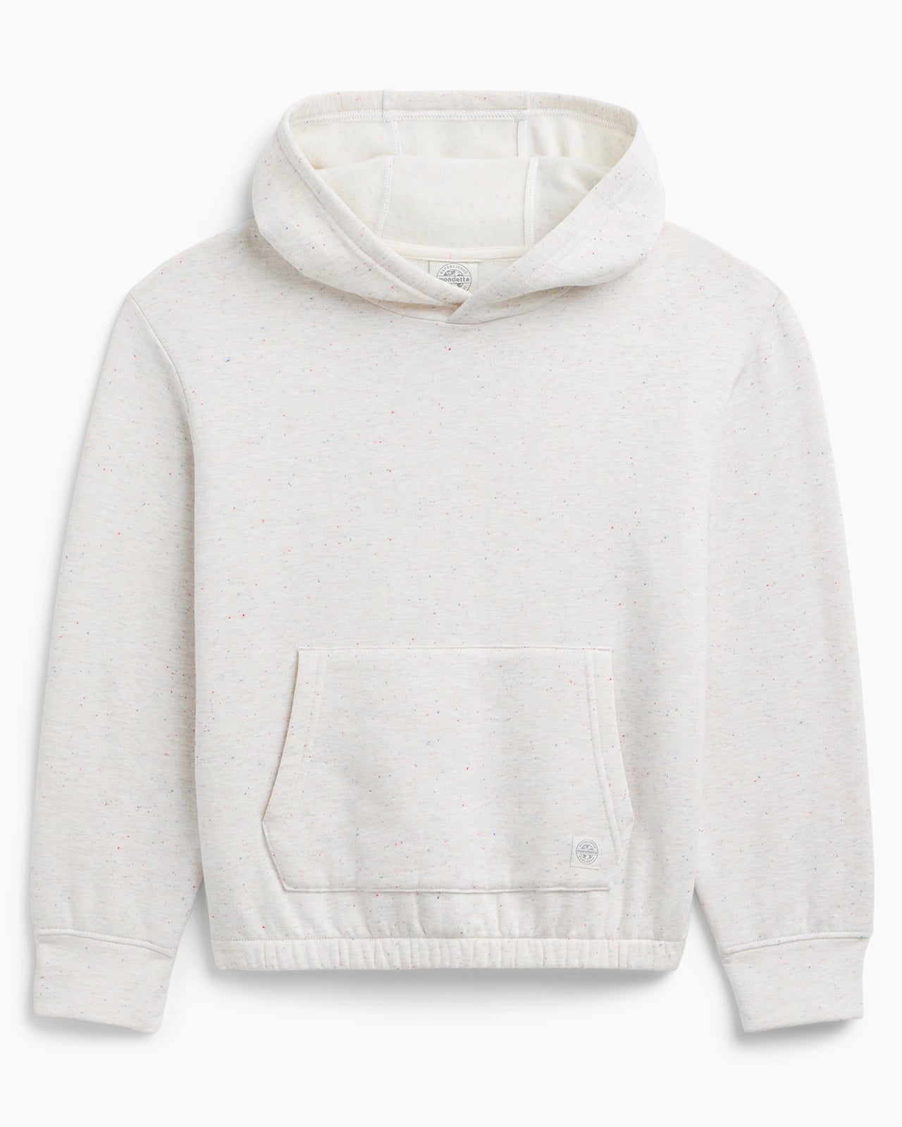 The Kids' Ecovero™ + GRS Certified Recycled Poly Candy Fleece Hoodie - White