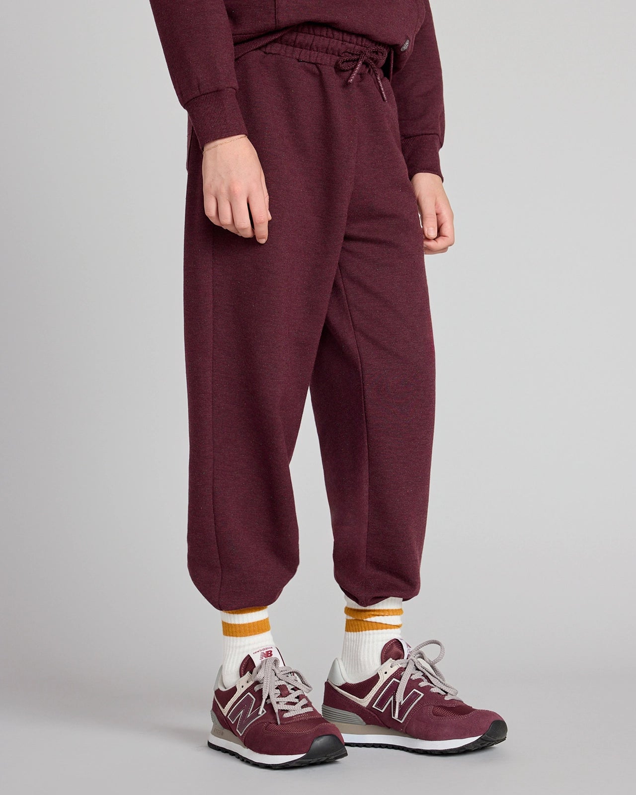 The Kids' Ecovero™ + GRS Certified Recycled Poly Candy Fleece Jogger - Purple