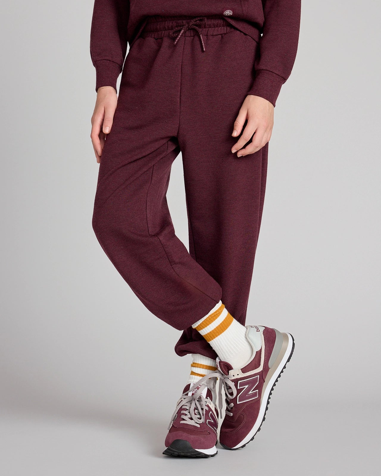 The Kids' Ecovero™ + GRS Certified Recycled Poly Candy Fleece Jogger - Purple