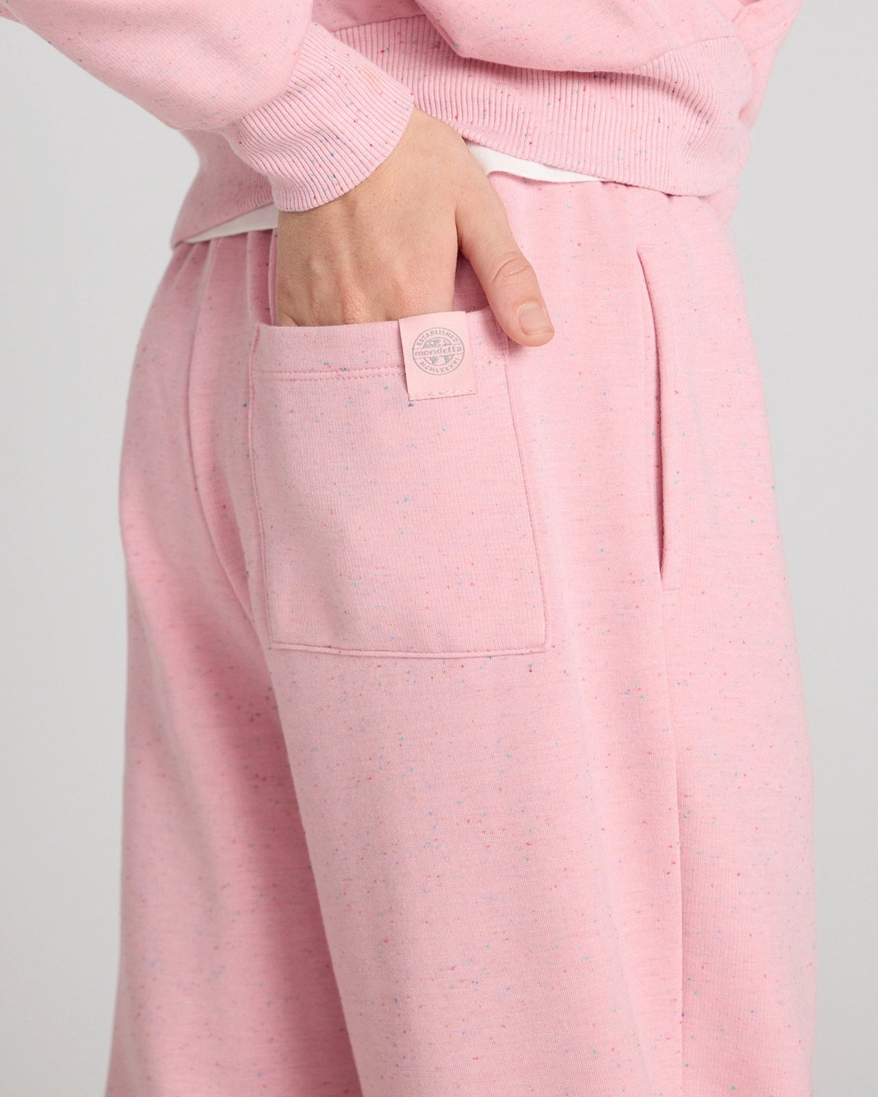 The Kids' Ecovero™ + GRS Certified Recycled Poly Candy Fleece Jogger - Pink