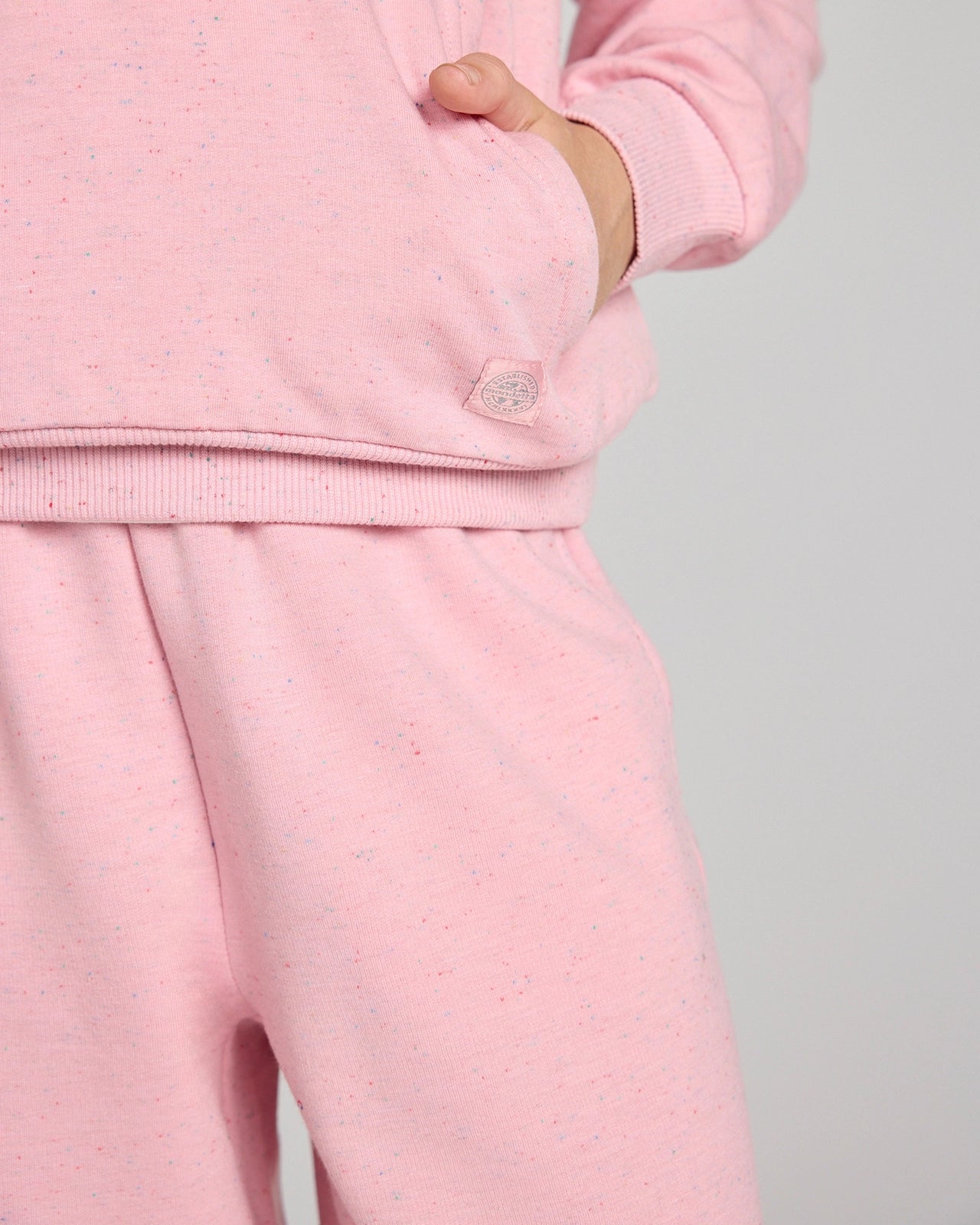 The Kids' Ecovero™ + GRS Certified Recycled Poly Candy Fleece Jogger - Pink