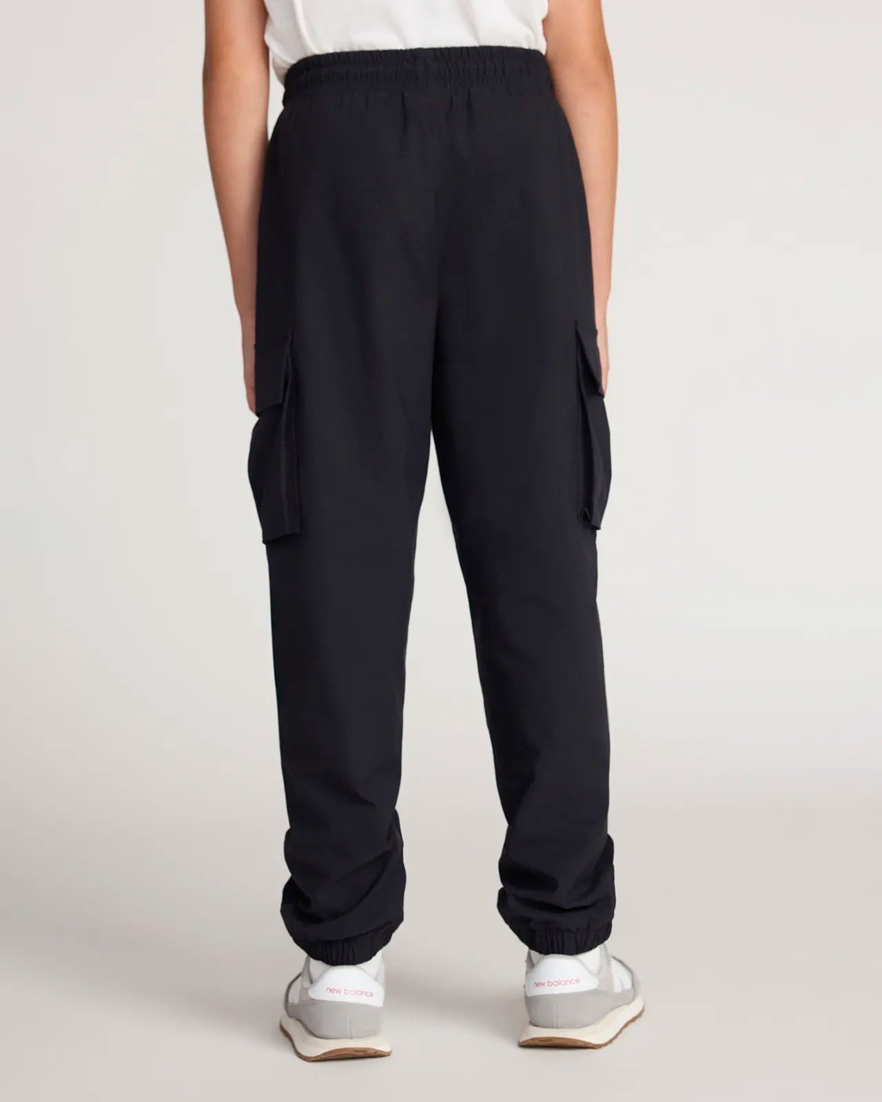 The Kids' Warm Stretch GRS Certified Recycled Nylon Cargo Pant - Black