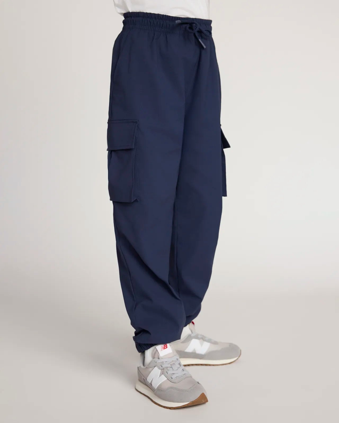 The Kids' Warm Stretch GRS Certified Recycled Nylon Cargo Pant - Navy