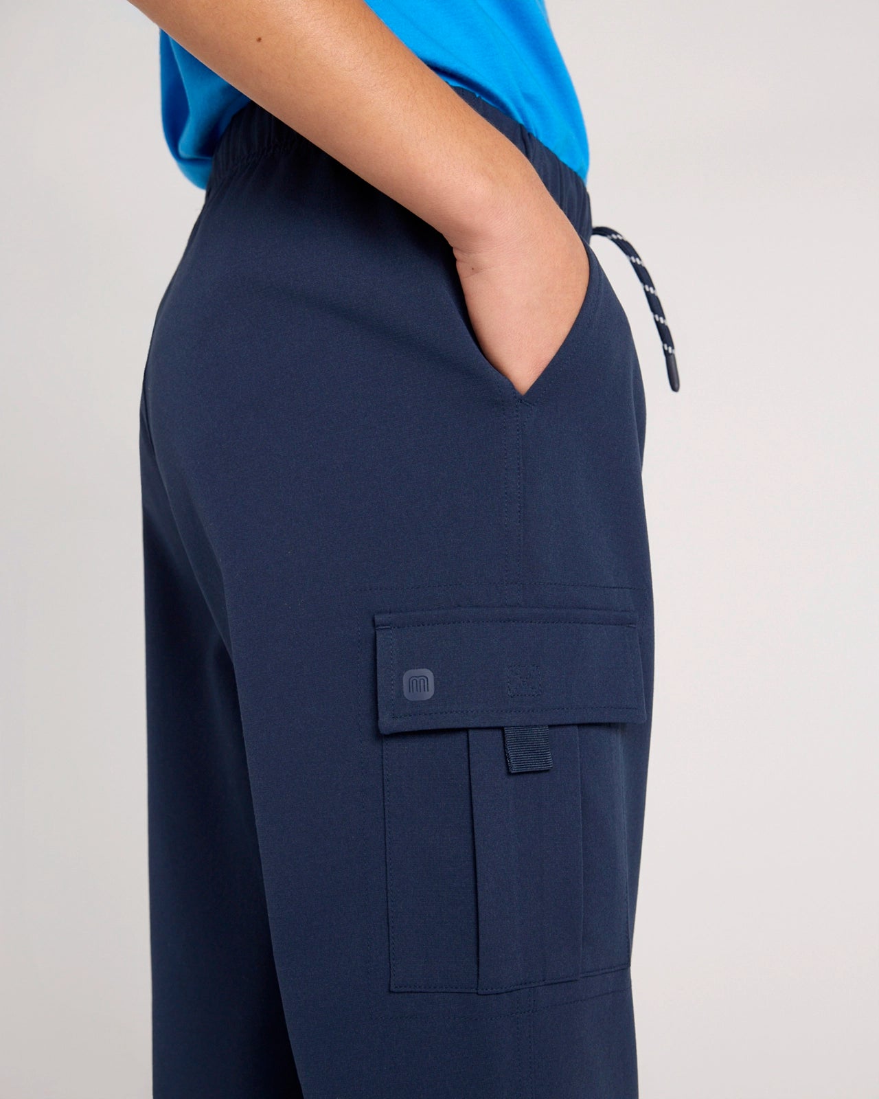 The Kids' GRS Certified Recycled Poly Everyday Cargo Pant - Navy