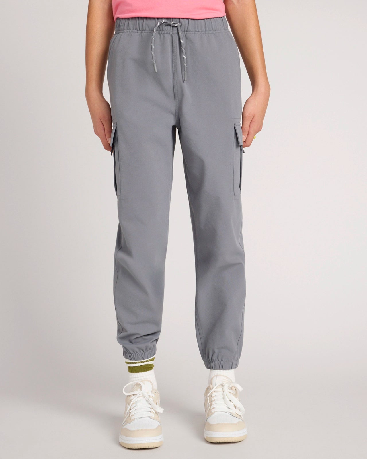 The Kids' GRS Certified Recycled Poly Everyday Cargo Pant - Quiet Shade Charcoal