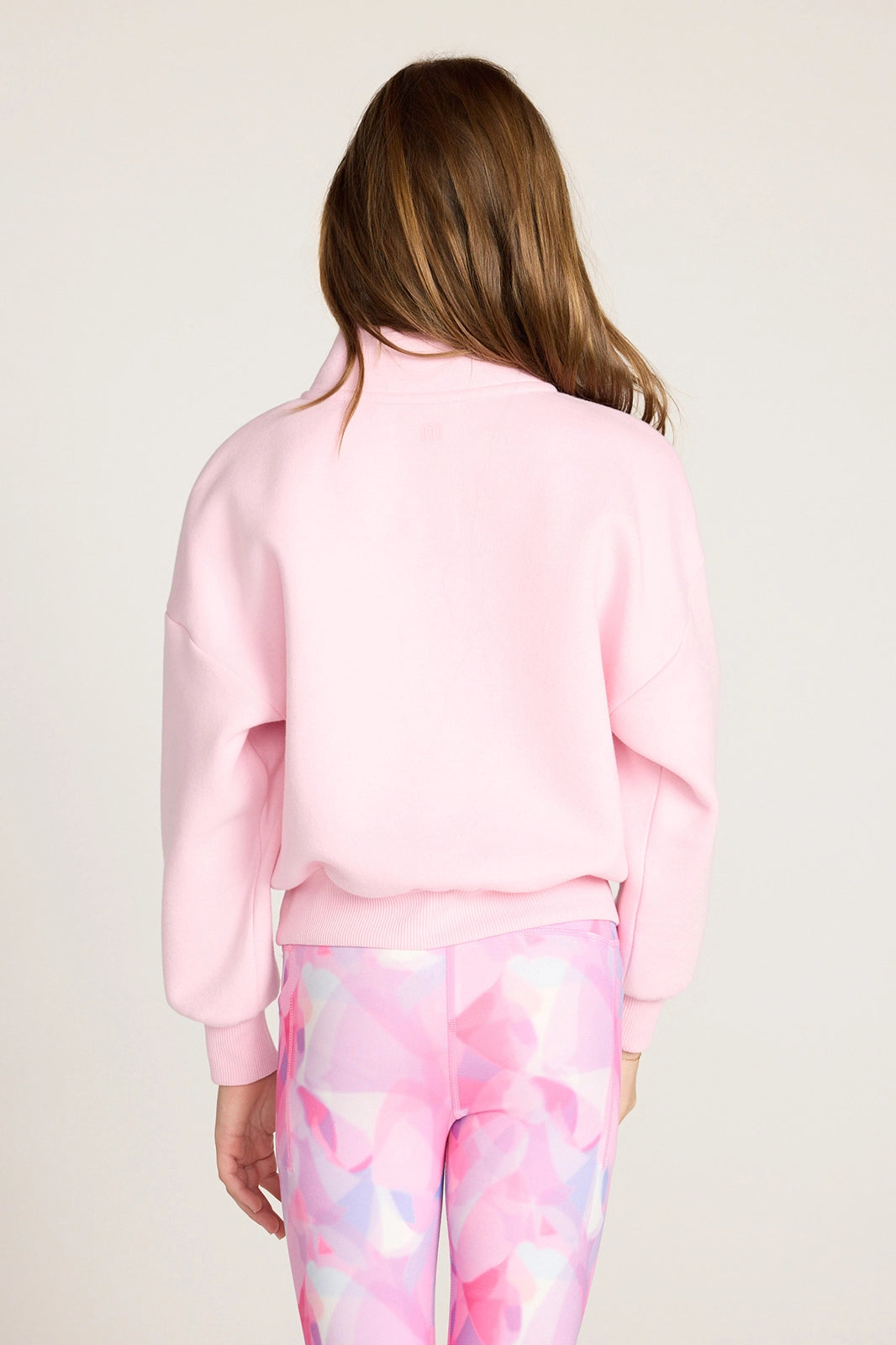 The Soft GRS Certified Recycled Poly + Organic Cotton 1/2 Zip Top