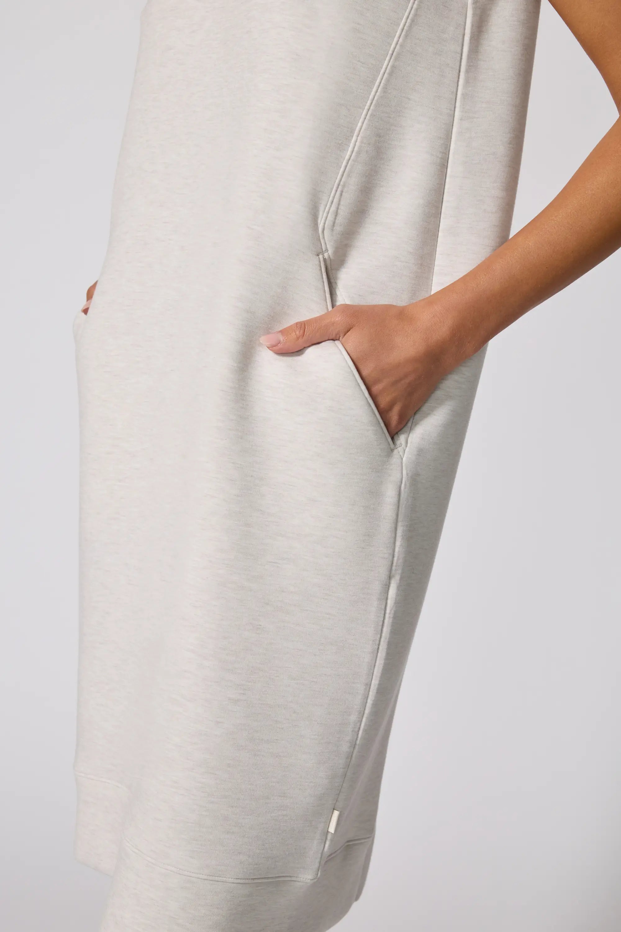 Dreamweave Dress - Htr Moonbeam